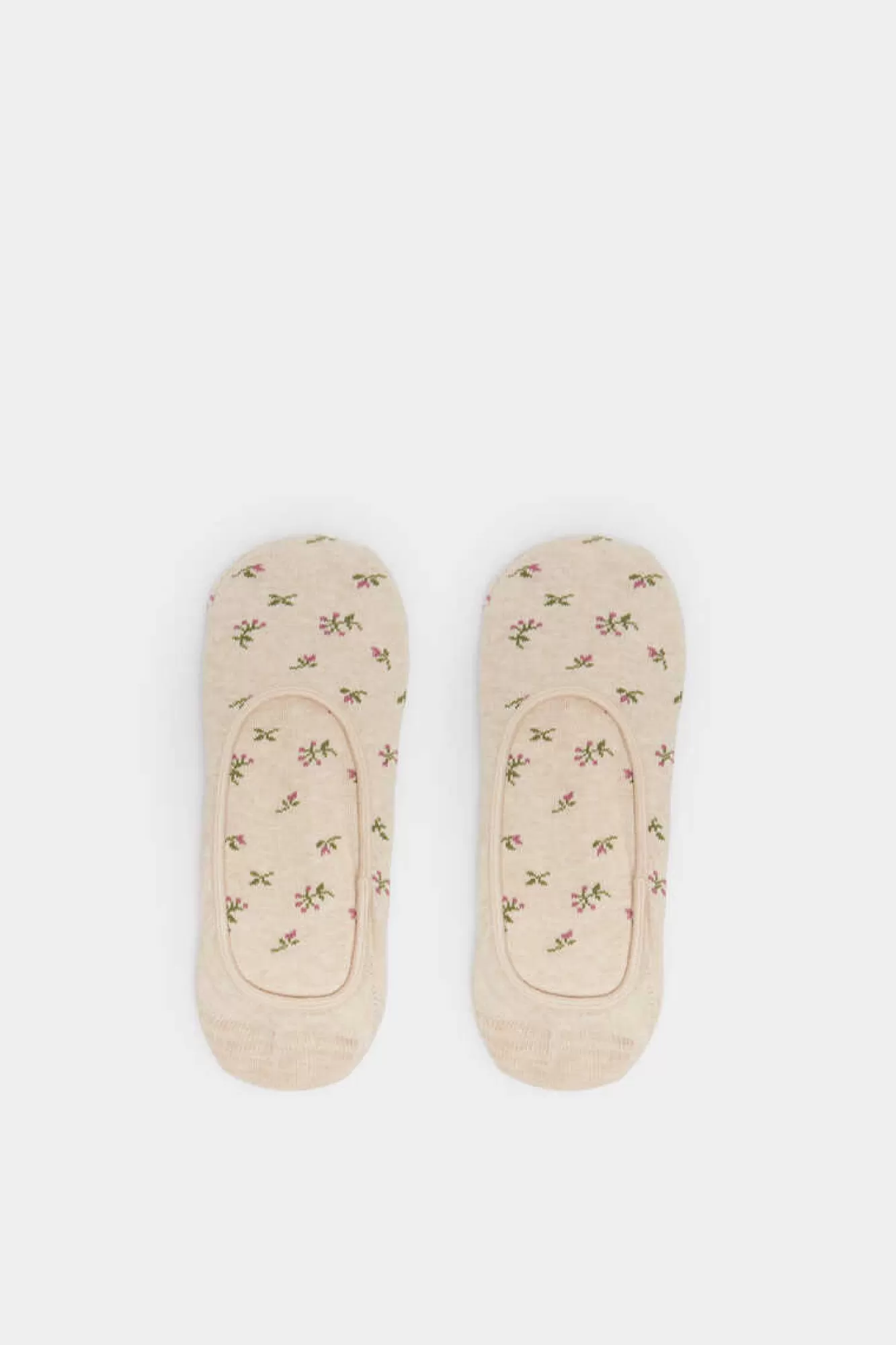 * Meia Invisivel Florzinhas