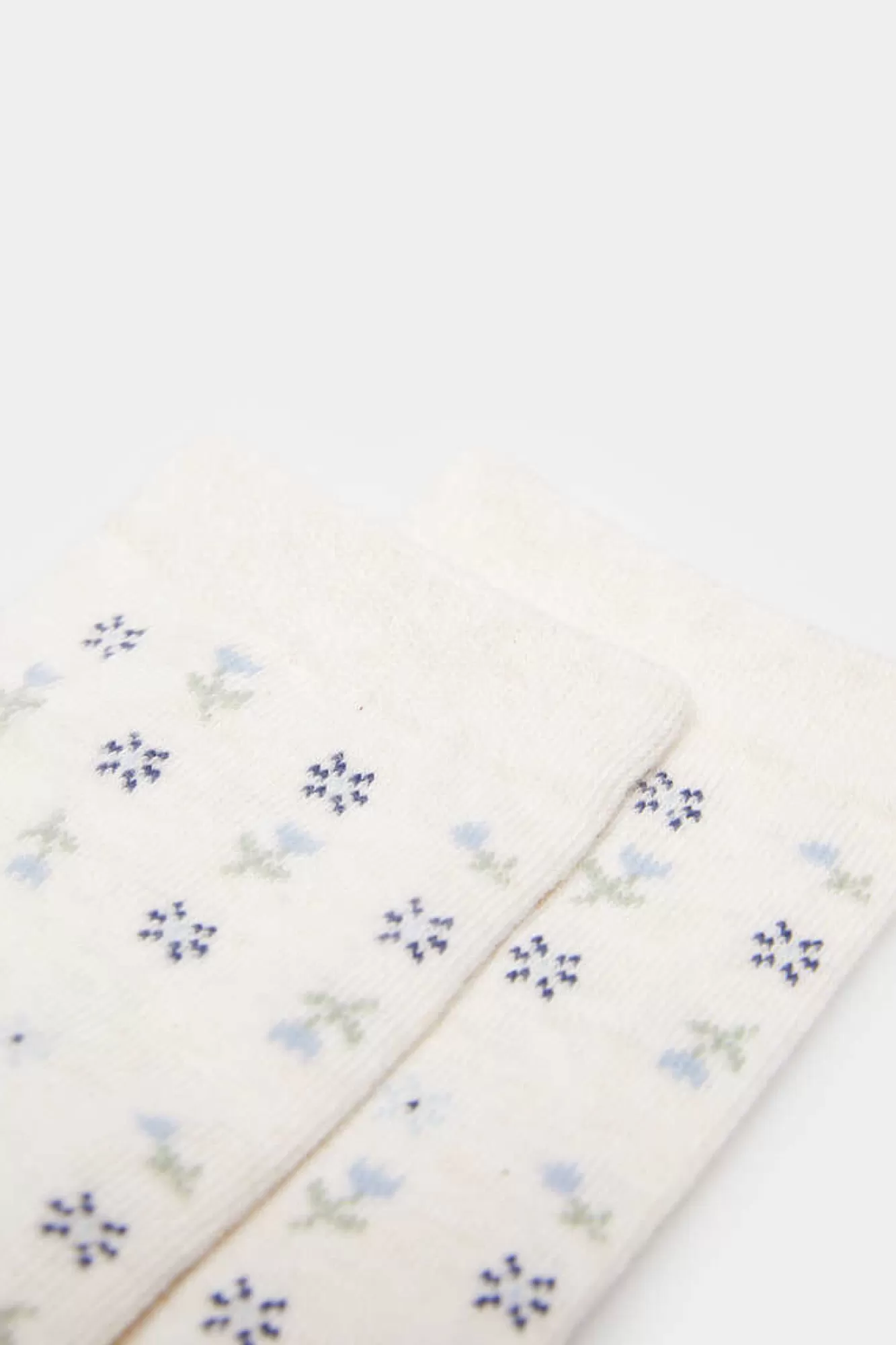 * Meia Mini Flores