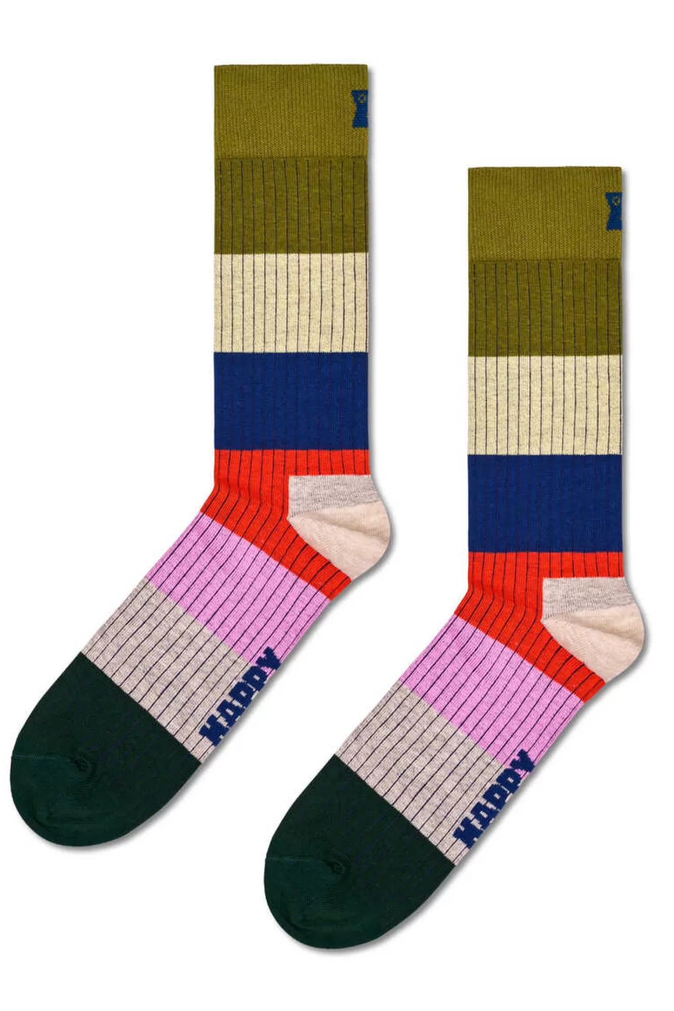 Happy Socks Meia Riscas Compridas
