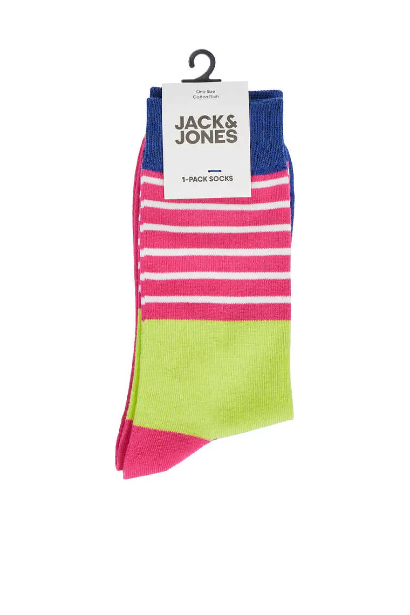 Jack&Jones Meias Altas Combinadas Cores Neon