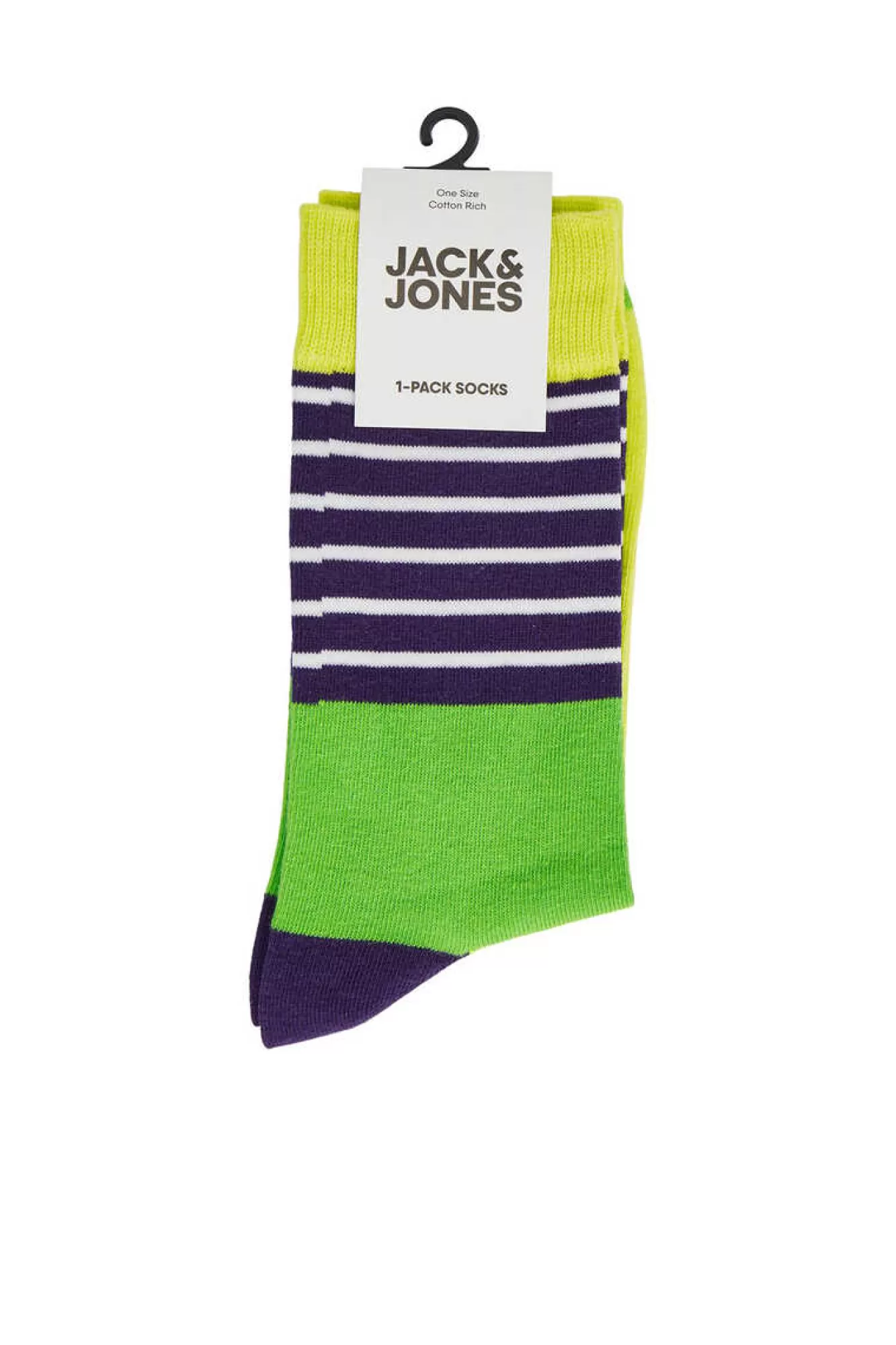 Jack&Jones Meias Altas Combinadas Cores Neon