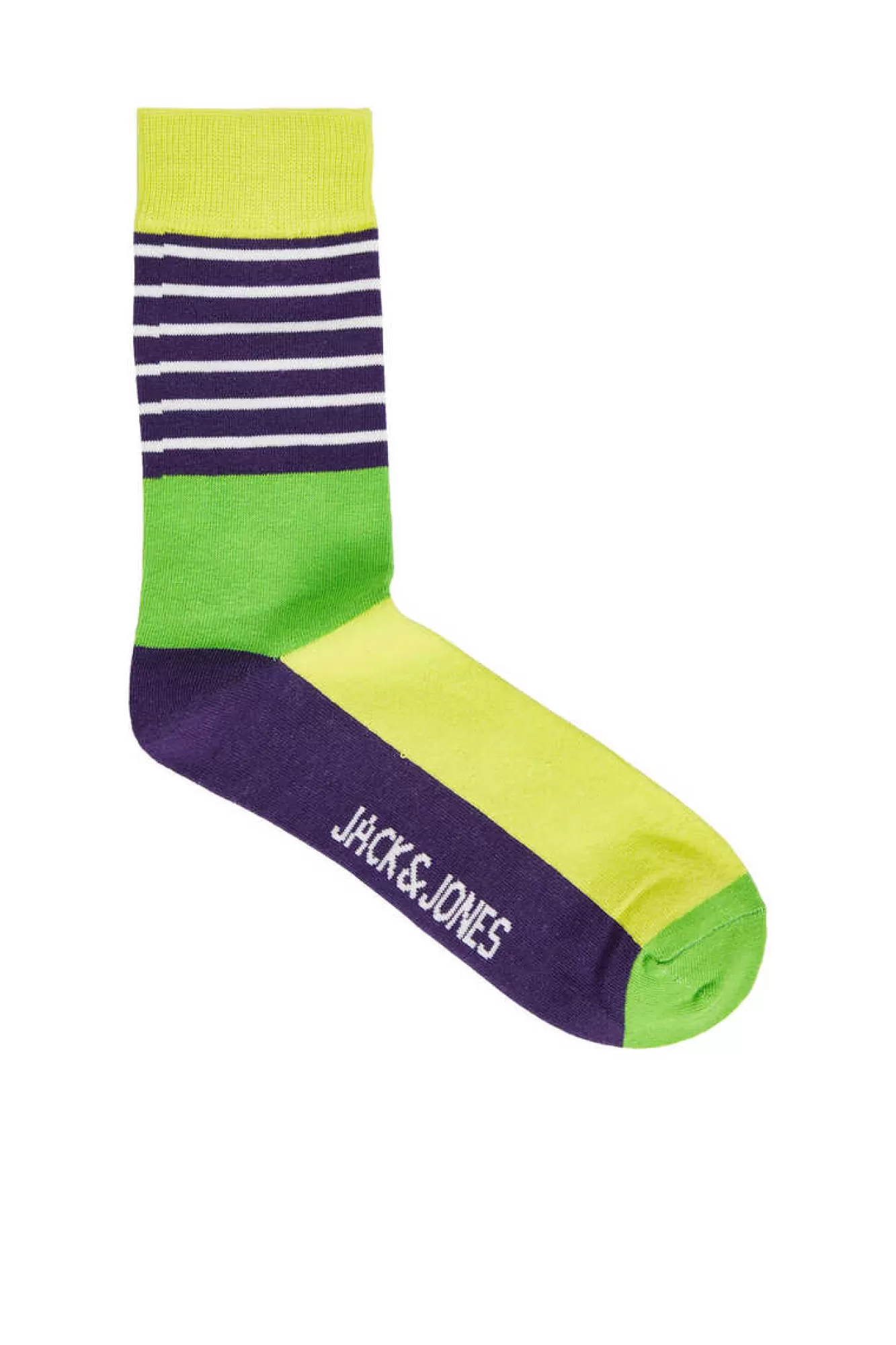 Jack&Jones Meias Altas Combinadas Cores Neon