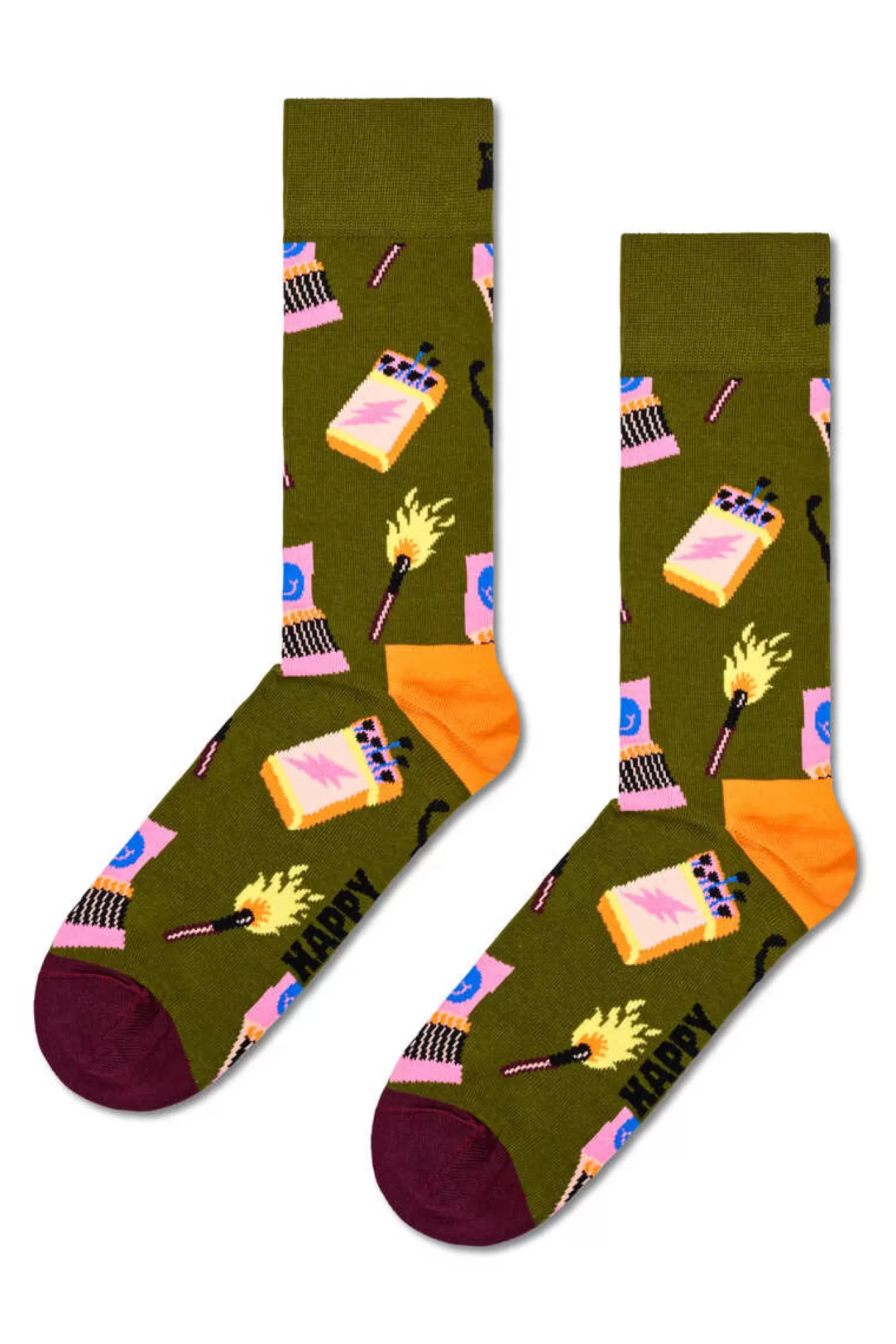 Happy Socks Meias Com Fosforos