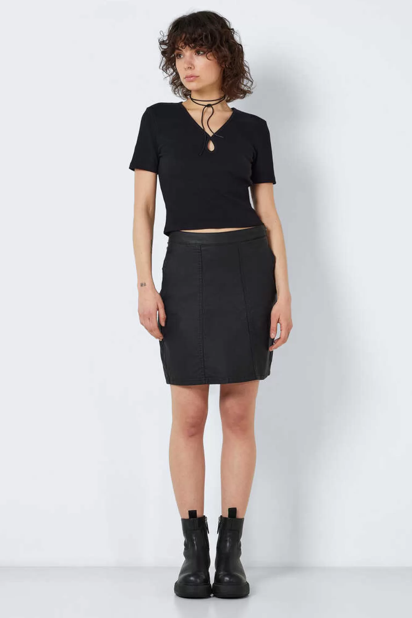 Noisy May Nmperi Hw Coated Skirt Noos