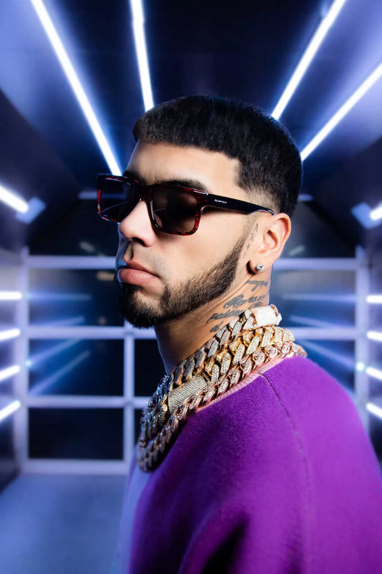 Hawkers Oculos De Sol X Anuel - Inwood Red Black