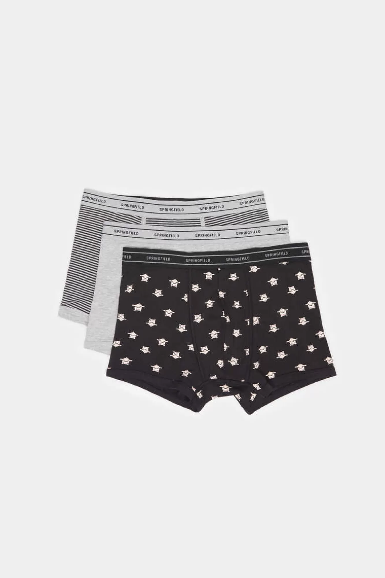 * Pack 3 Boxers De Algodao Estampado Sumo
