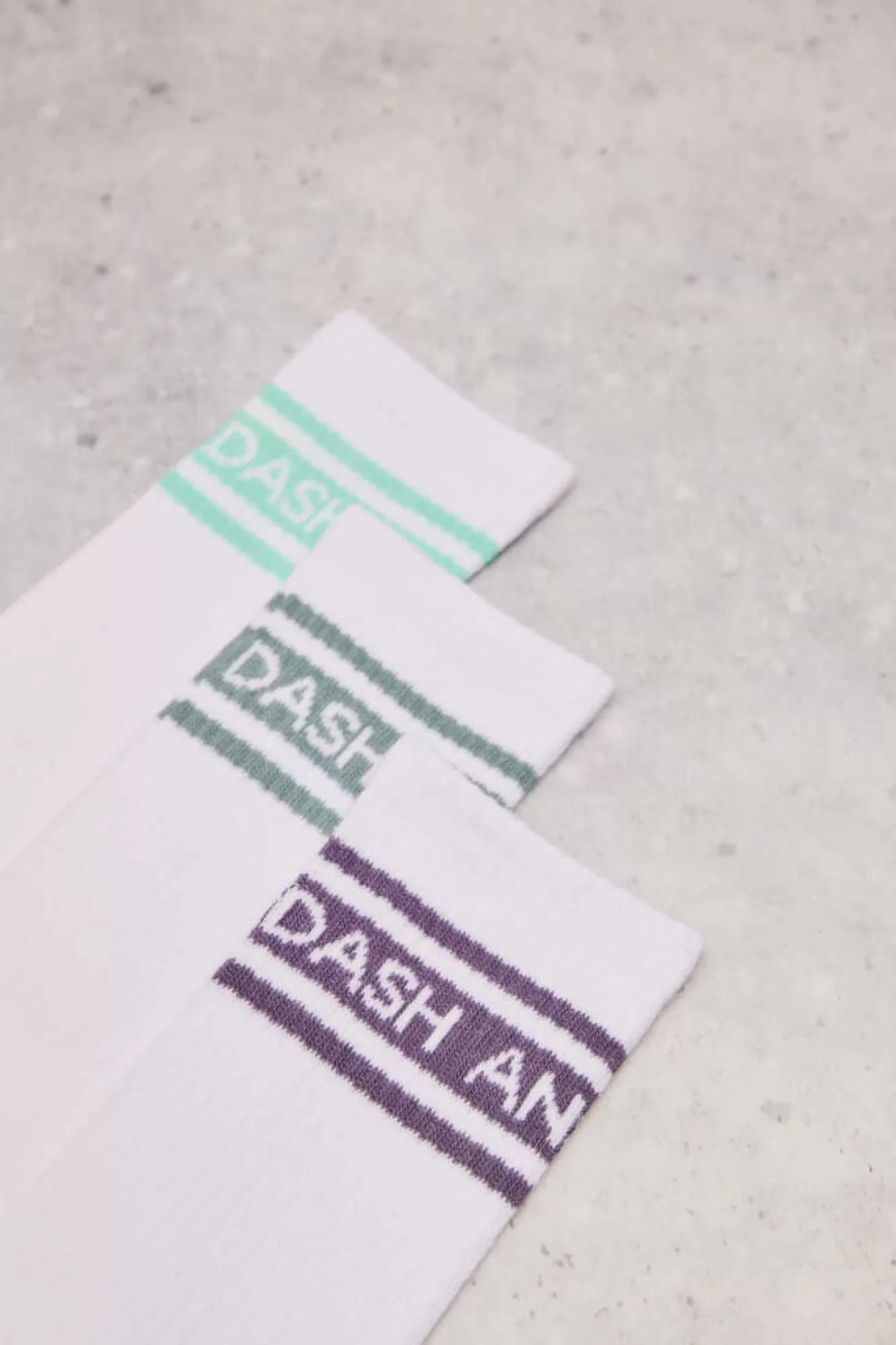 Dash and Stars Pack 3 Meias Logo Contraste
