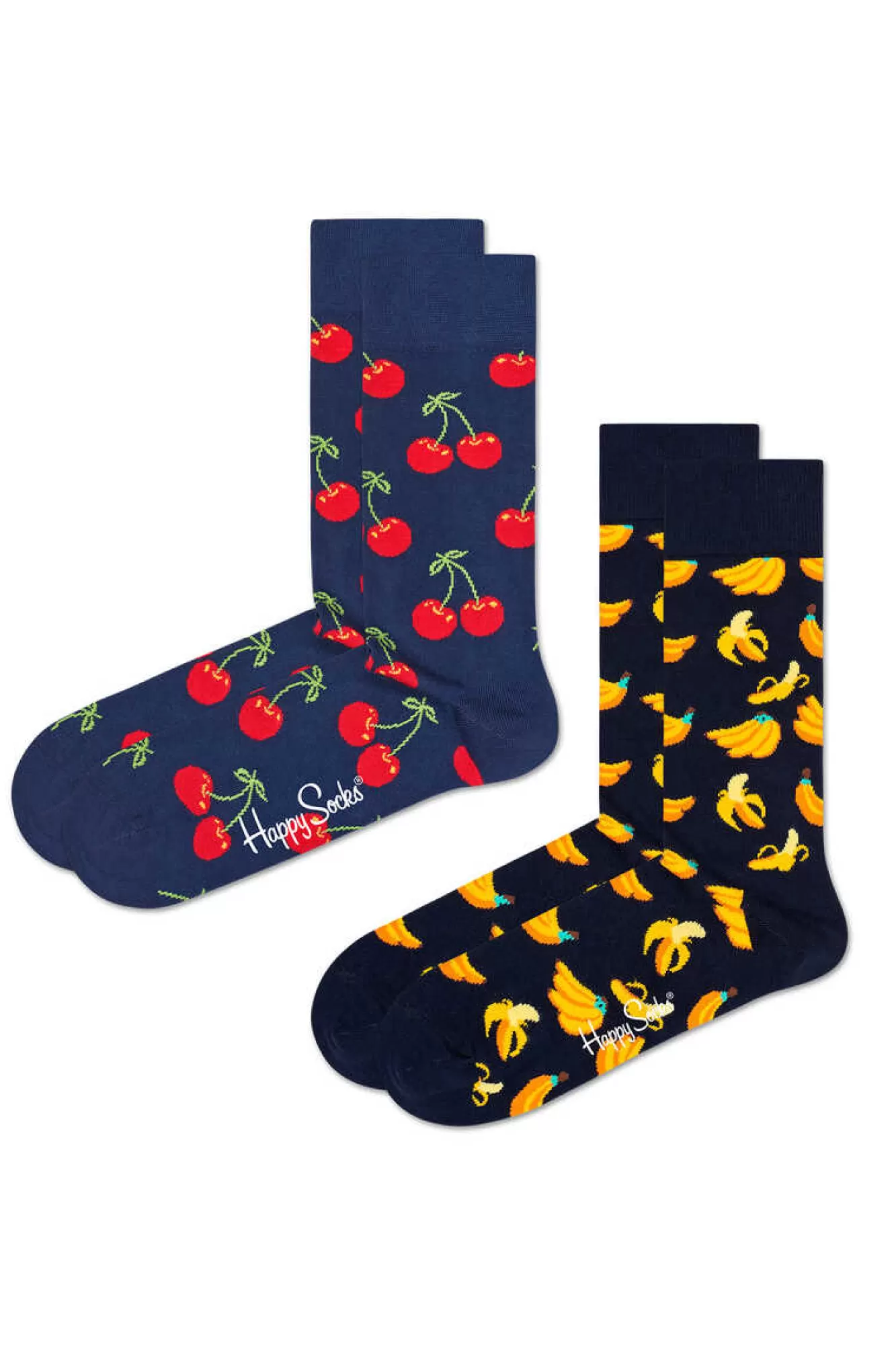 Happy Socks Pack De 2 Pares De Meias Com Cereja