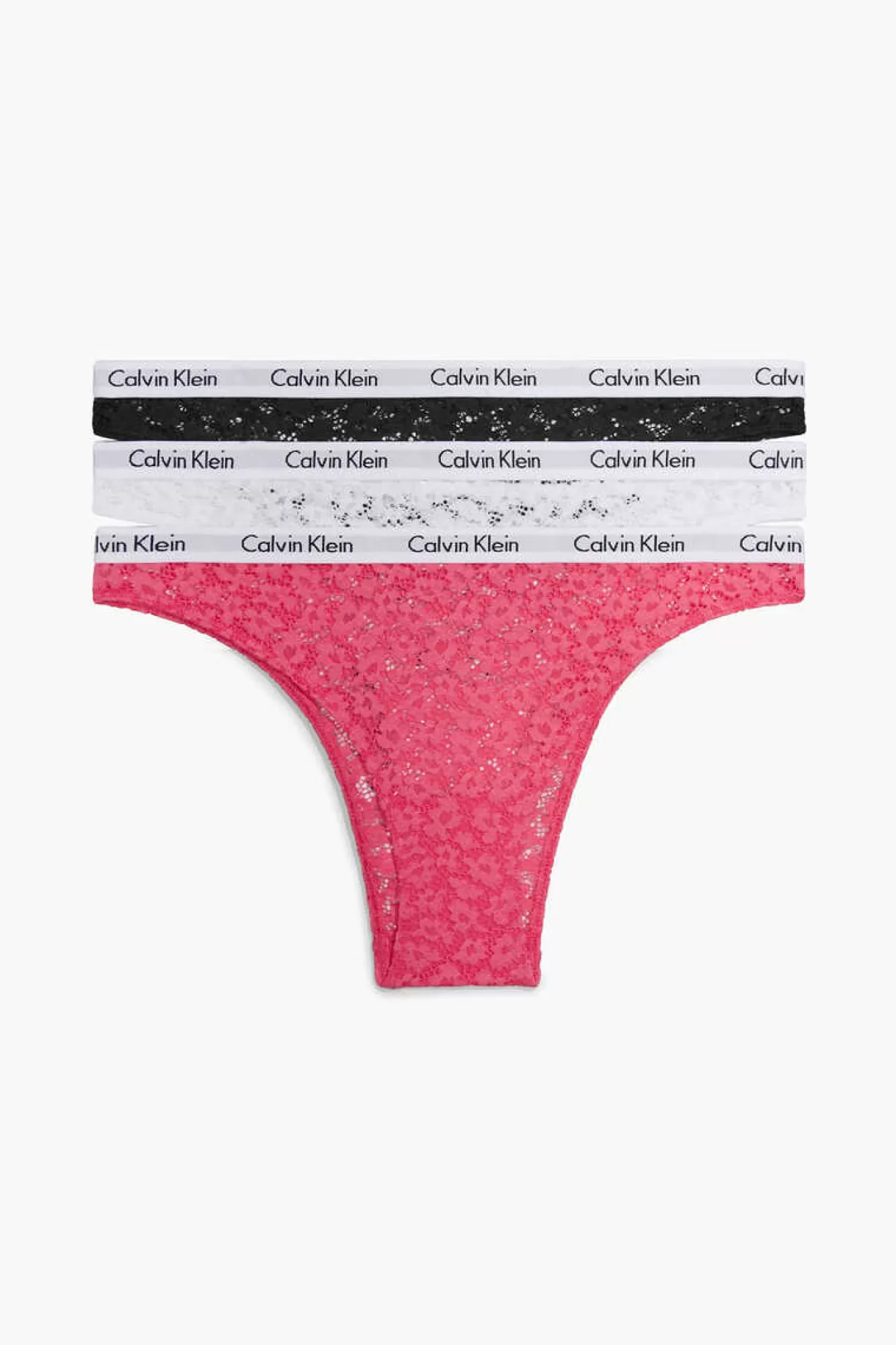 Calvin Klein Pack De 3 Cuecas Brasileiras Carouesel Lace.