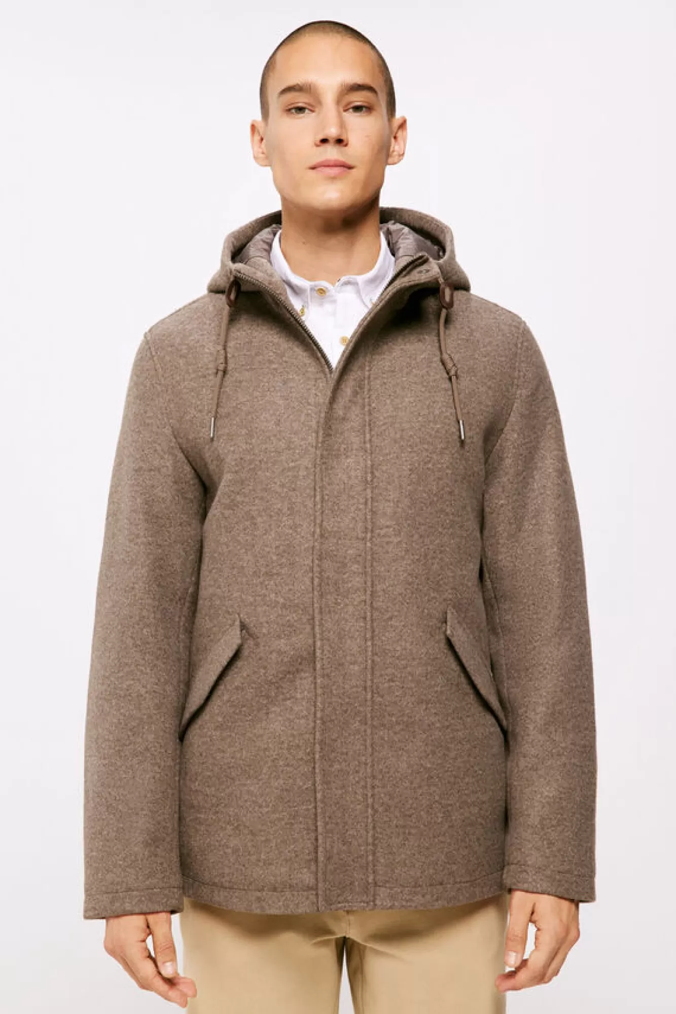 * Parka De Efeito La Capuz