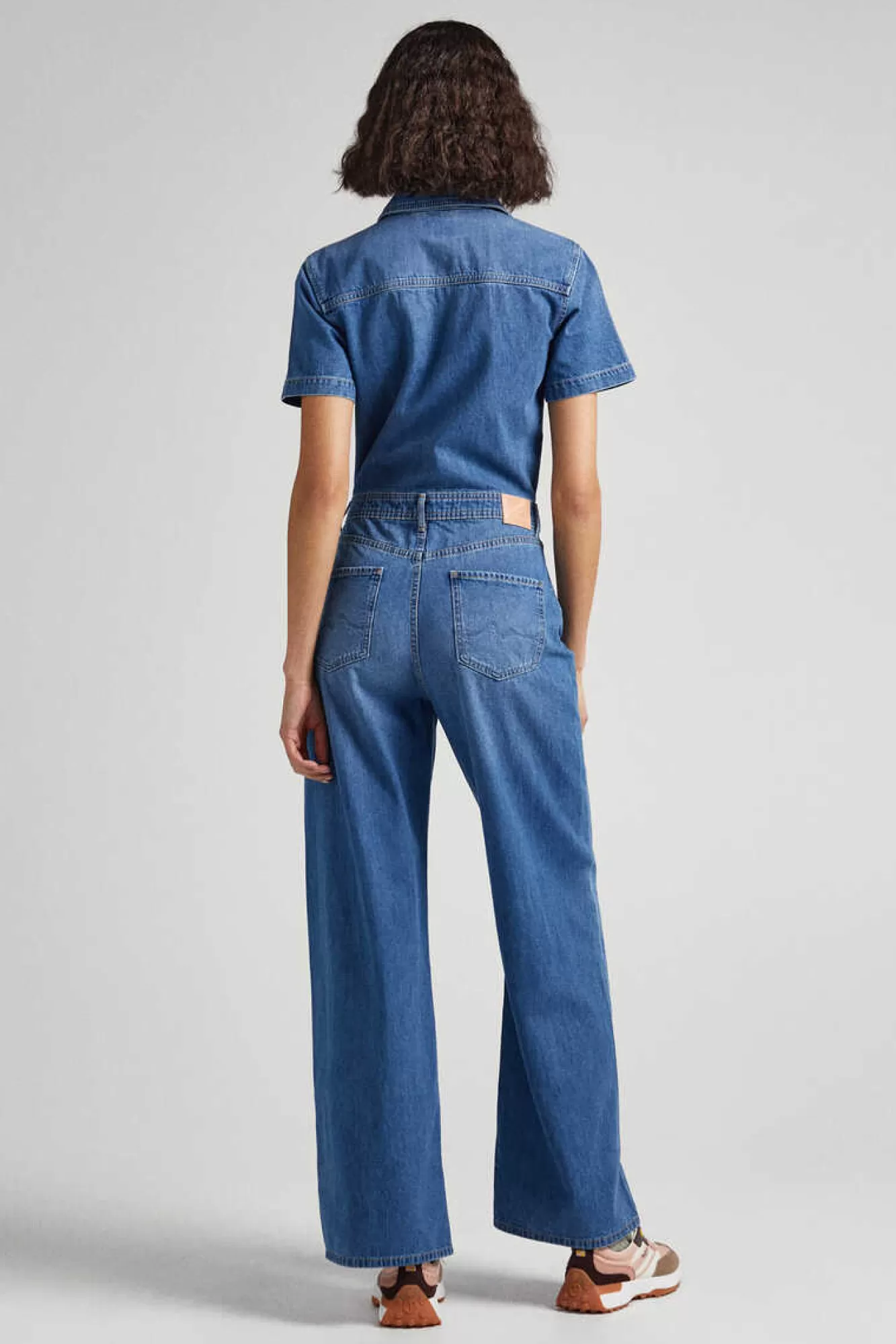 Pepe Jeans Peto Largo Vaquero De Manga Corta