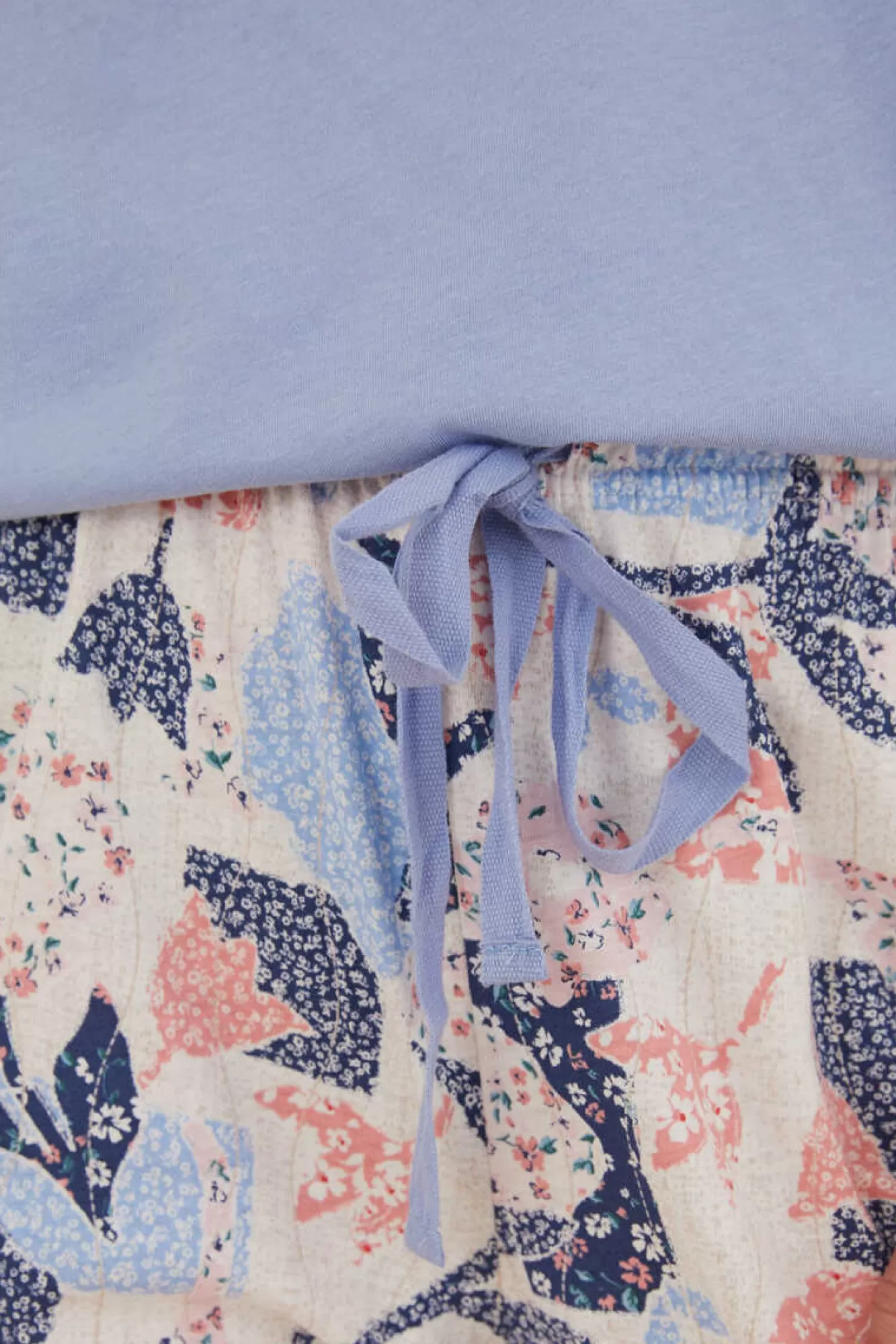 Women'secret Pijama 100% Algodao Patchwork Flores