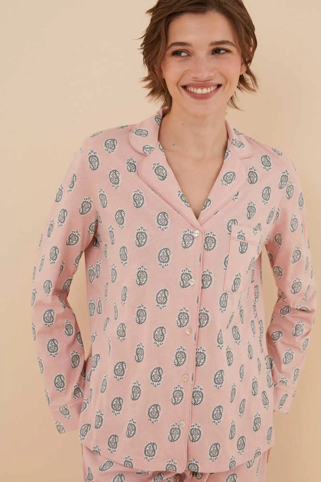 Women'secret Pijama Camiseiro 100% Algodao Boho