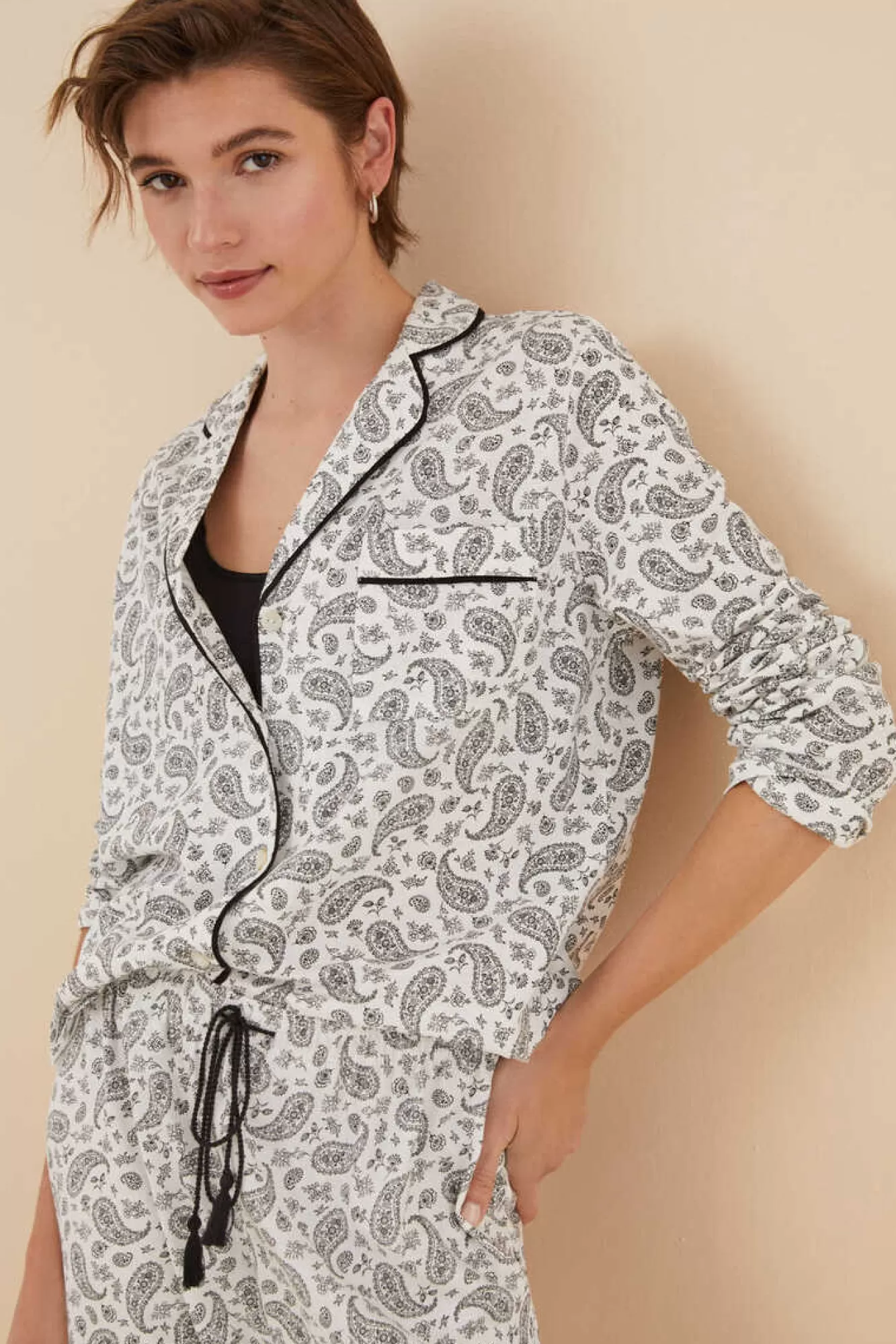 Women'secret Pijama Camiseiro 100% Algodao Boho