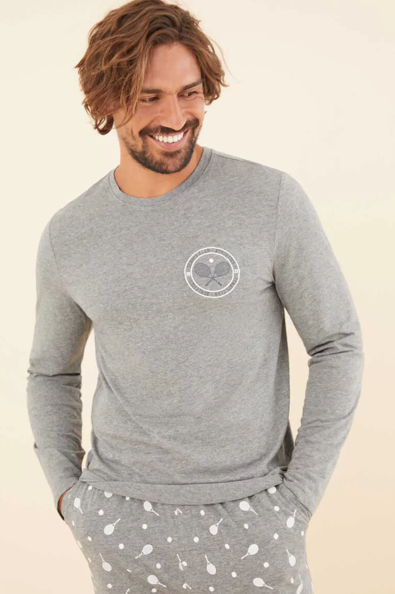 Women'secret Pijama Comprido Homem 100% Algodao Tenis