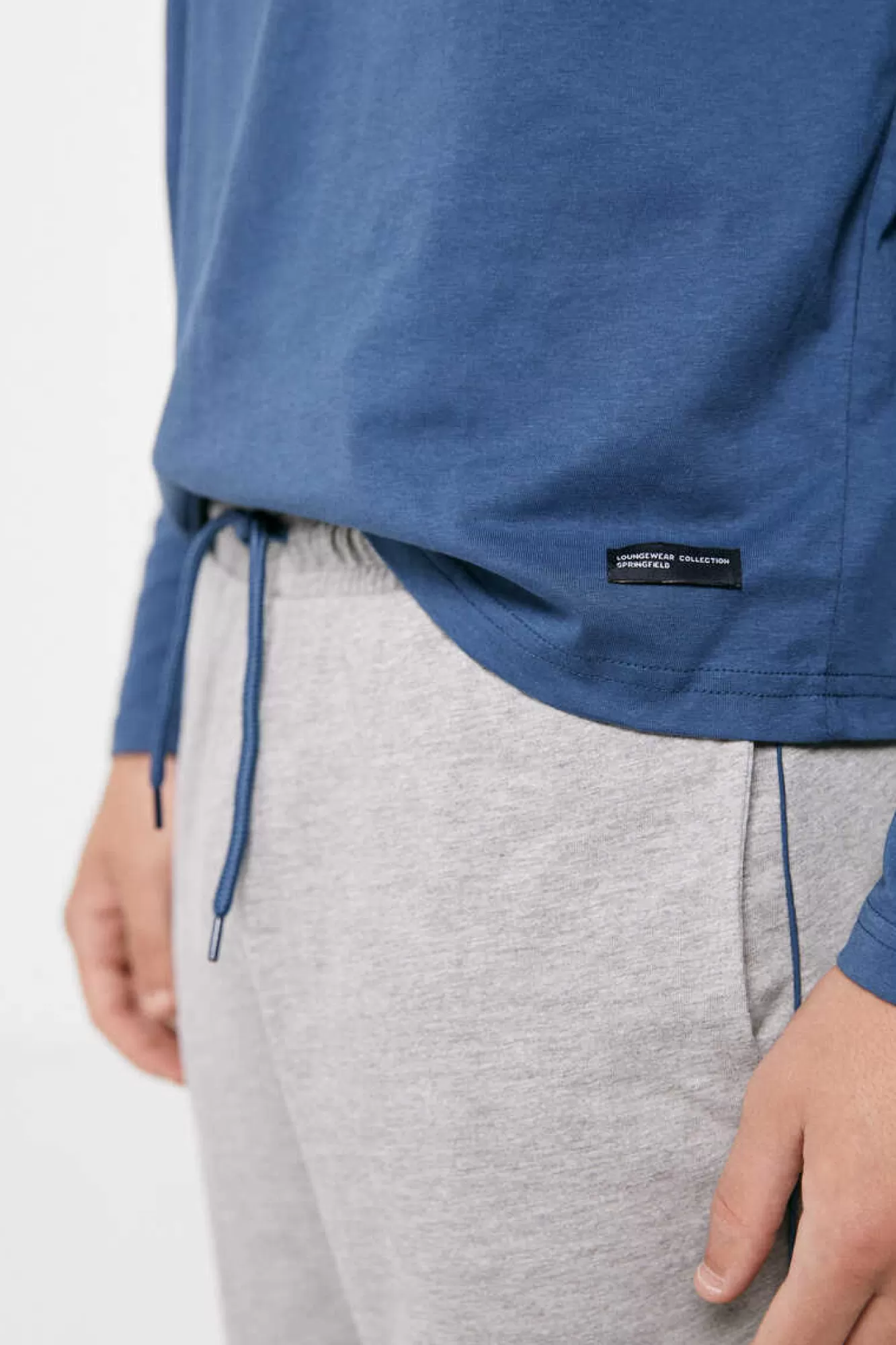 * Pijama Comprido Malha Algodao Torrada