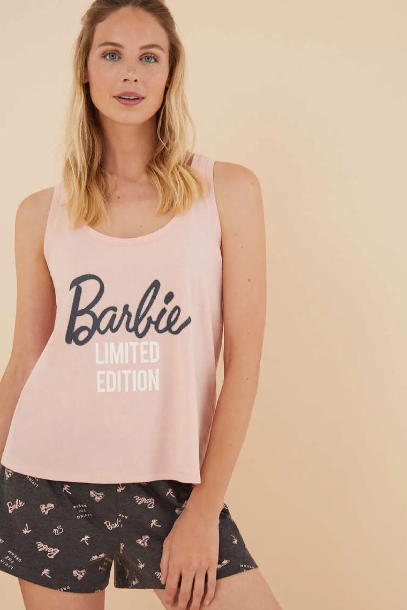 Women'secret Pijama Curto Algodao Da Barbie
