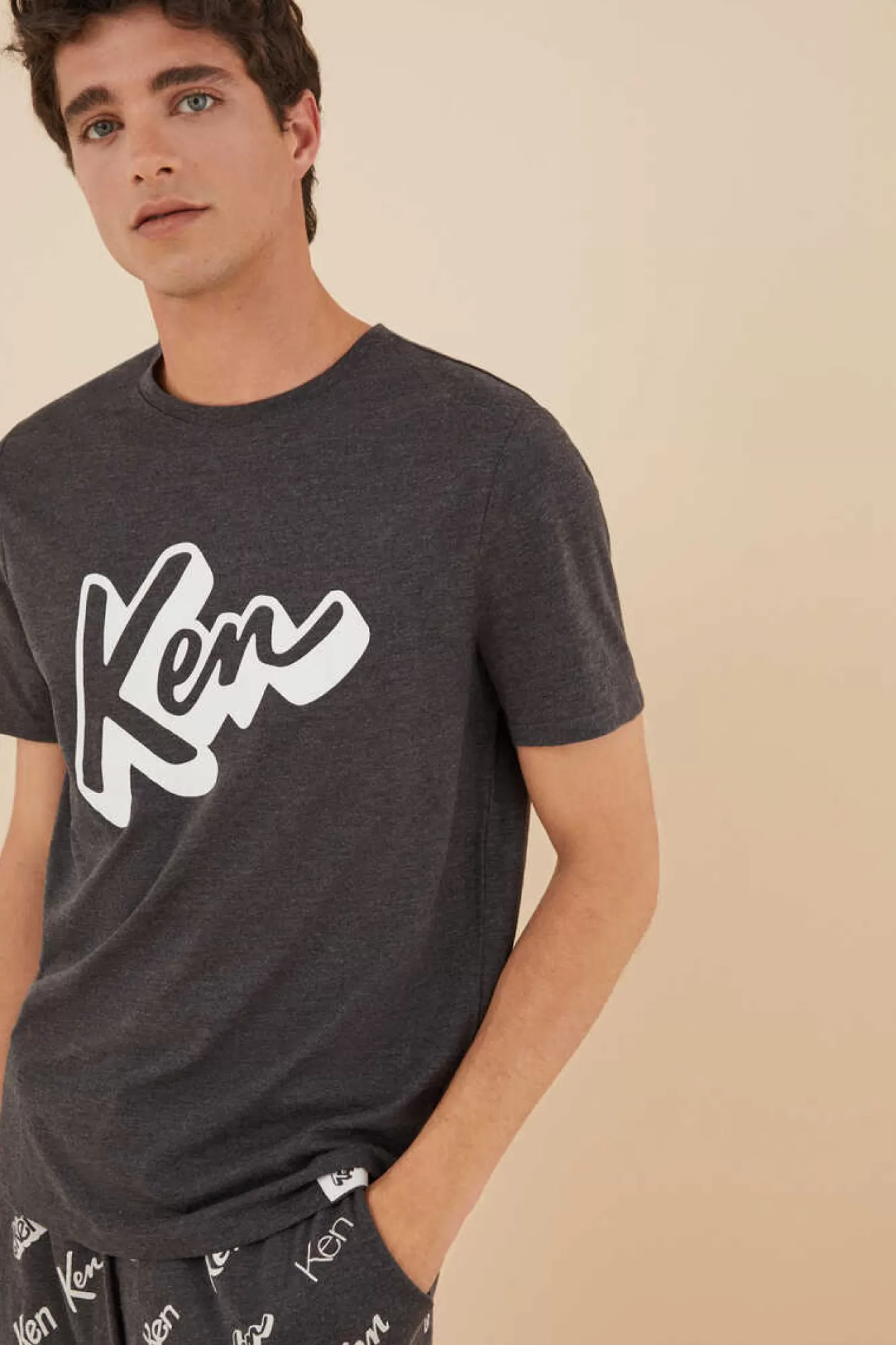Women'secret Pijama Curto De Homem Algodao Ken