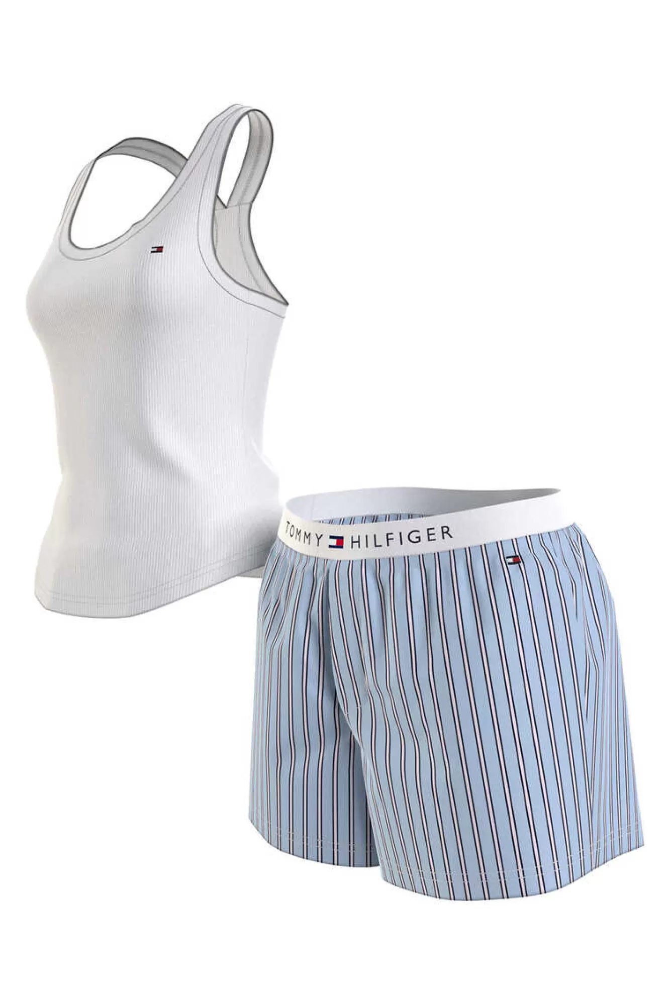 Tommy Jeans Pijama De Calcoes E Camisola Sem Mangas