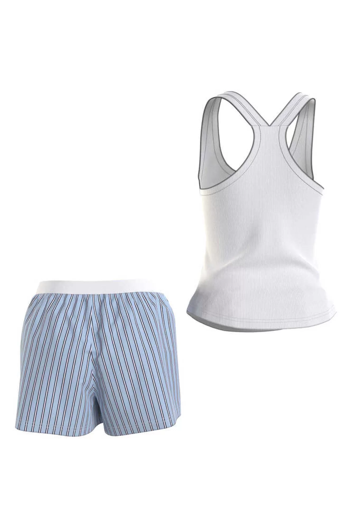 Tommy Jeans Pijama De Calcoes E Camisola Sem Mangas