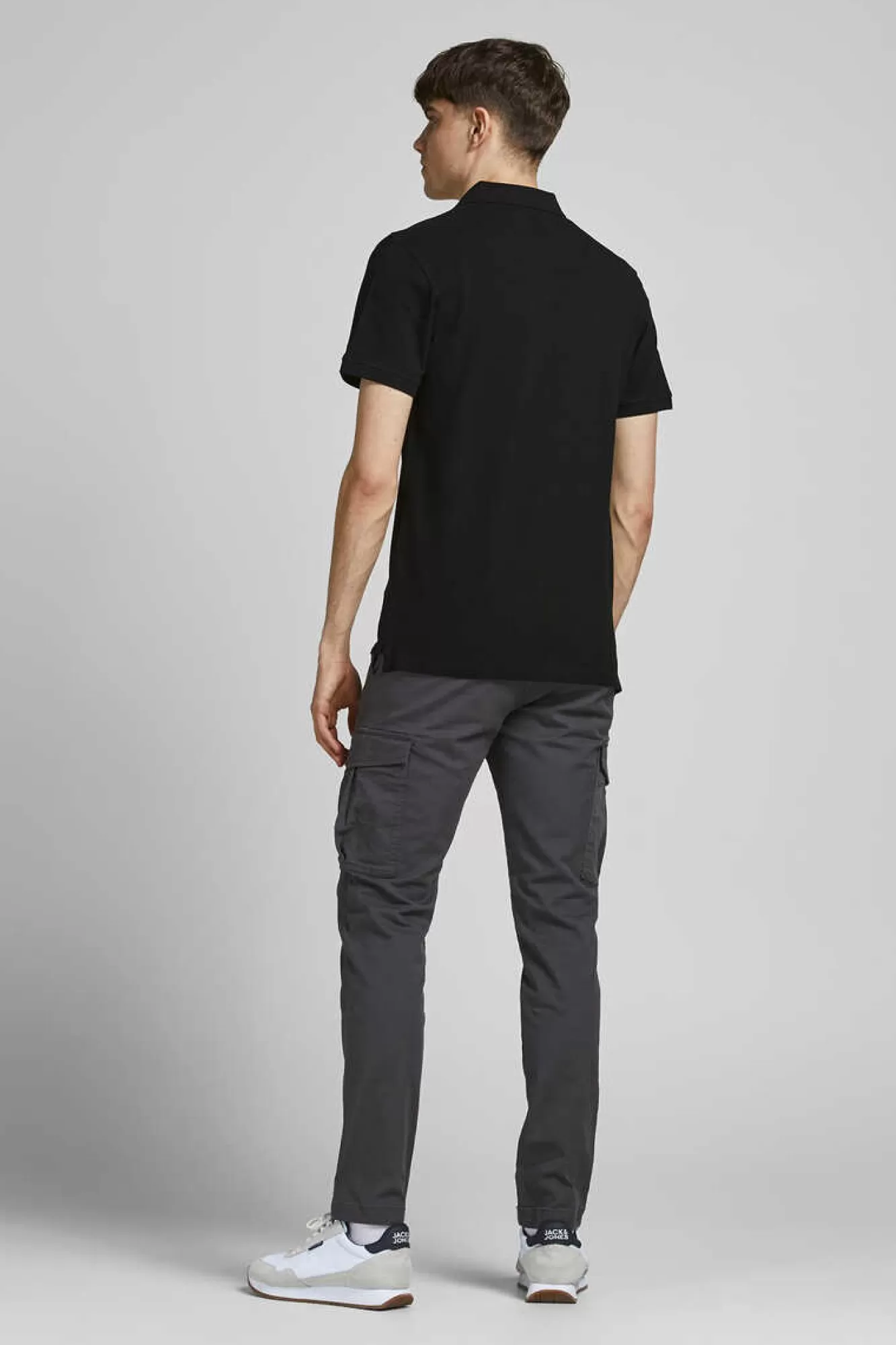 Jack & Jones Polo De Algodao Organico Detalhe Riscas