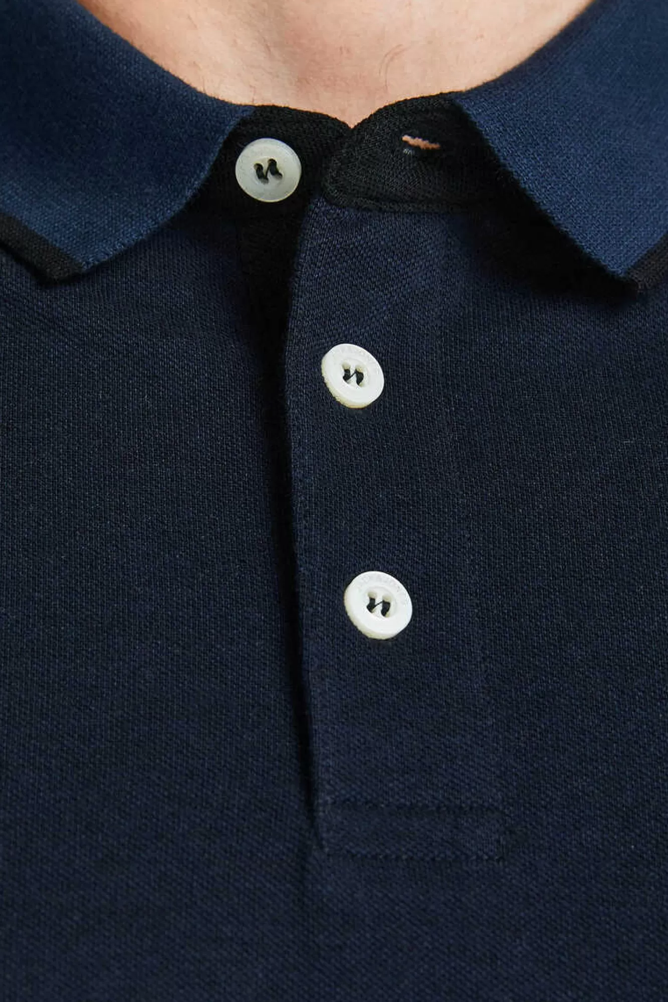 Jack & Jones PLUS Polo De Manga Curta Com Bordado Frontal De Algodao Organico Plus