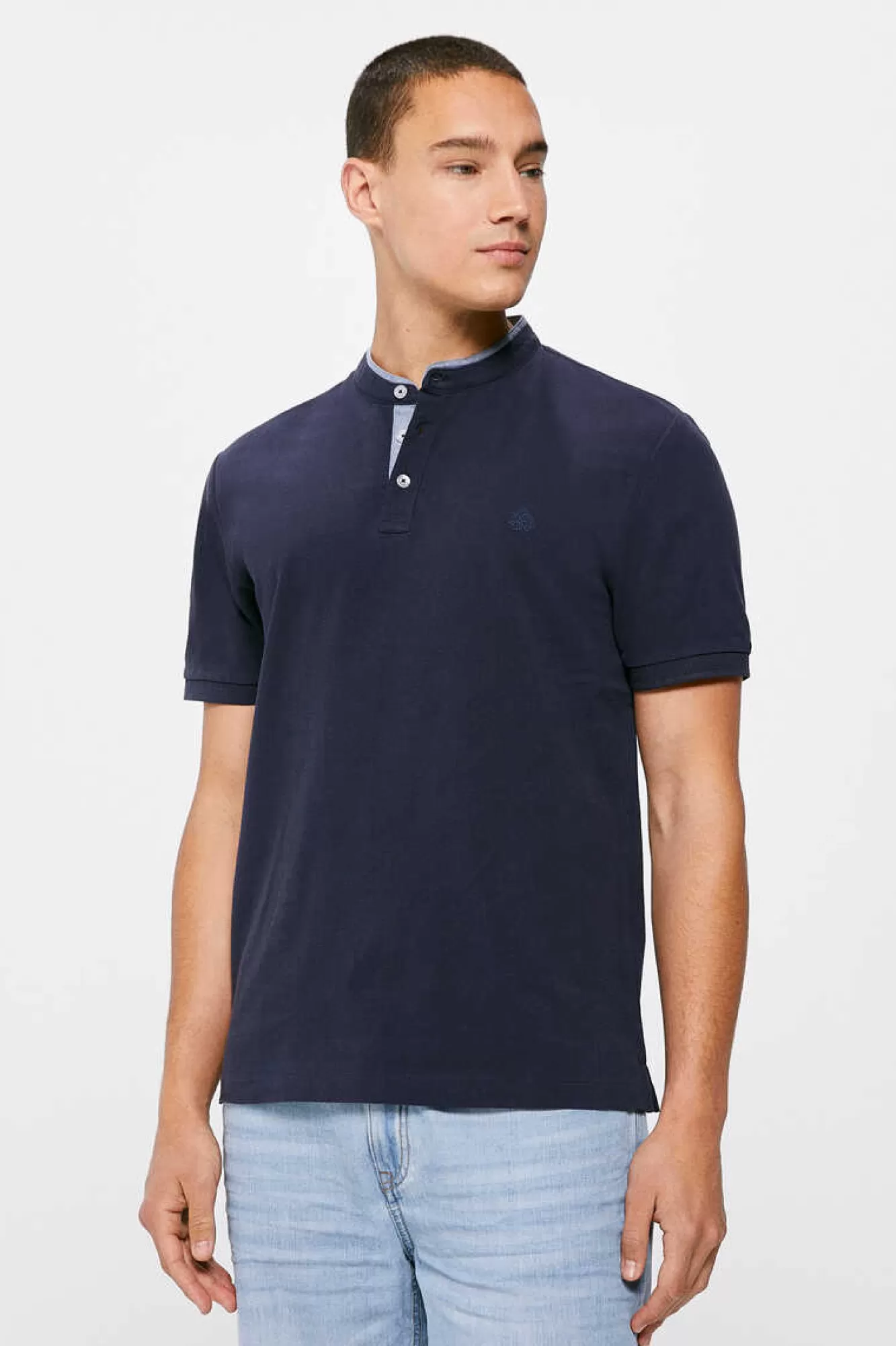 * Polo Mao Slim