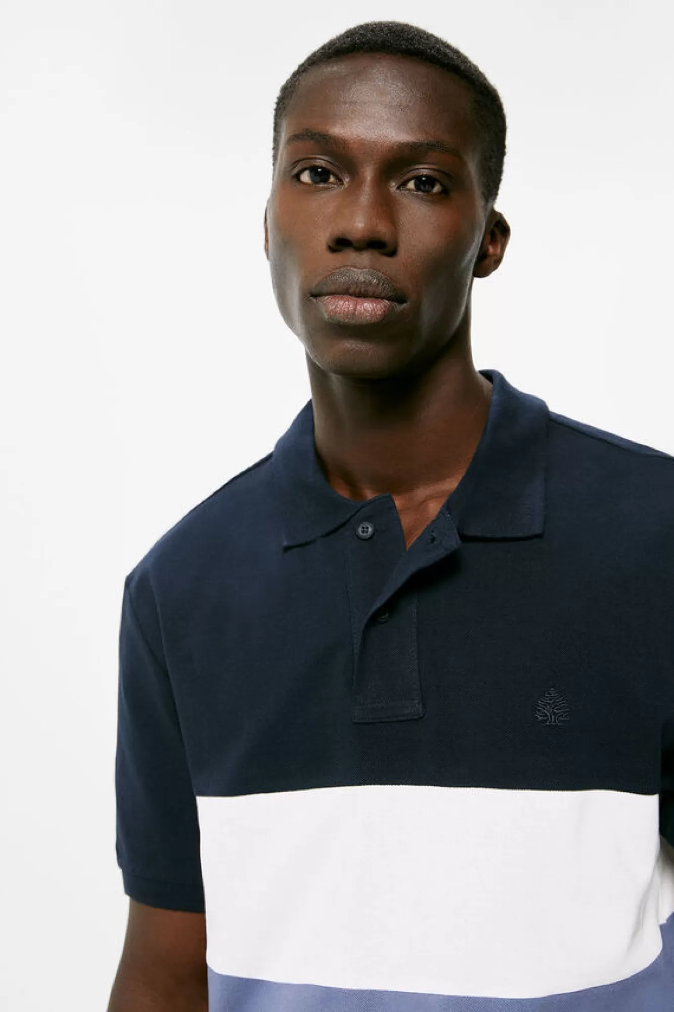 * Polo Pique Color Block