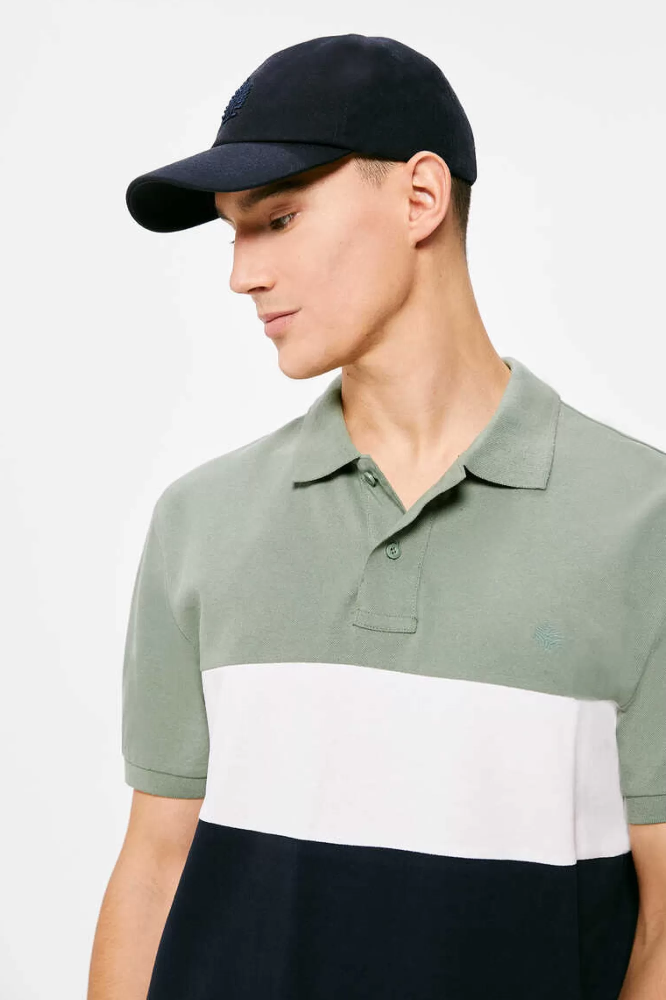 * Polo Pique Color Block