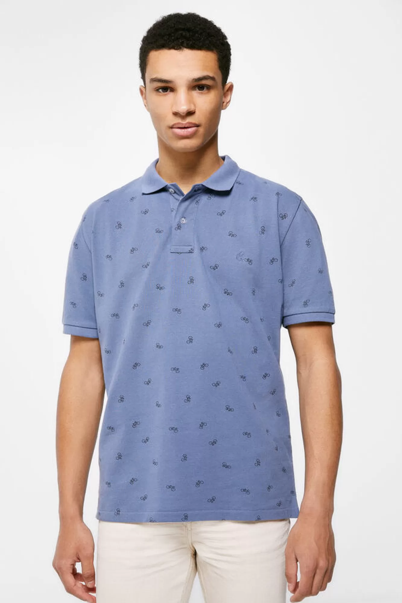 * Polo Pique Estampado All Over