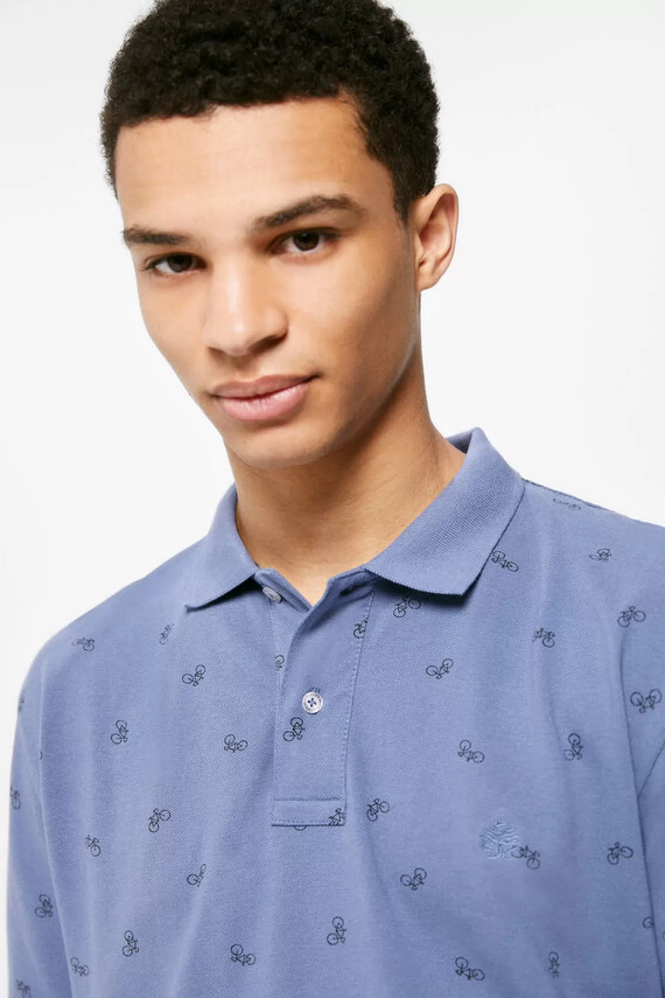 * Polo Pique Estampado All Over