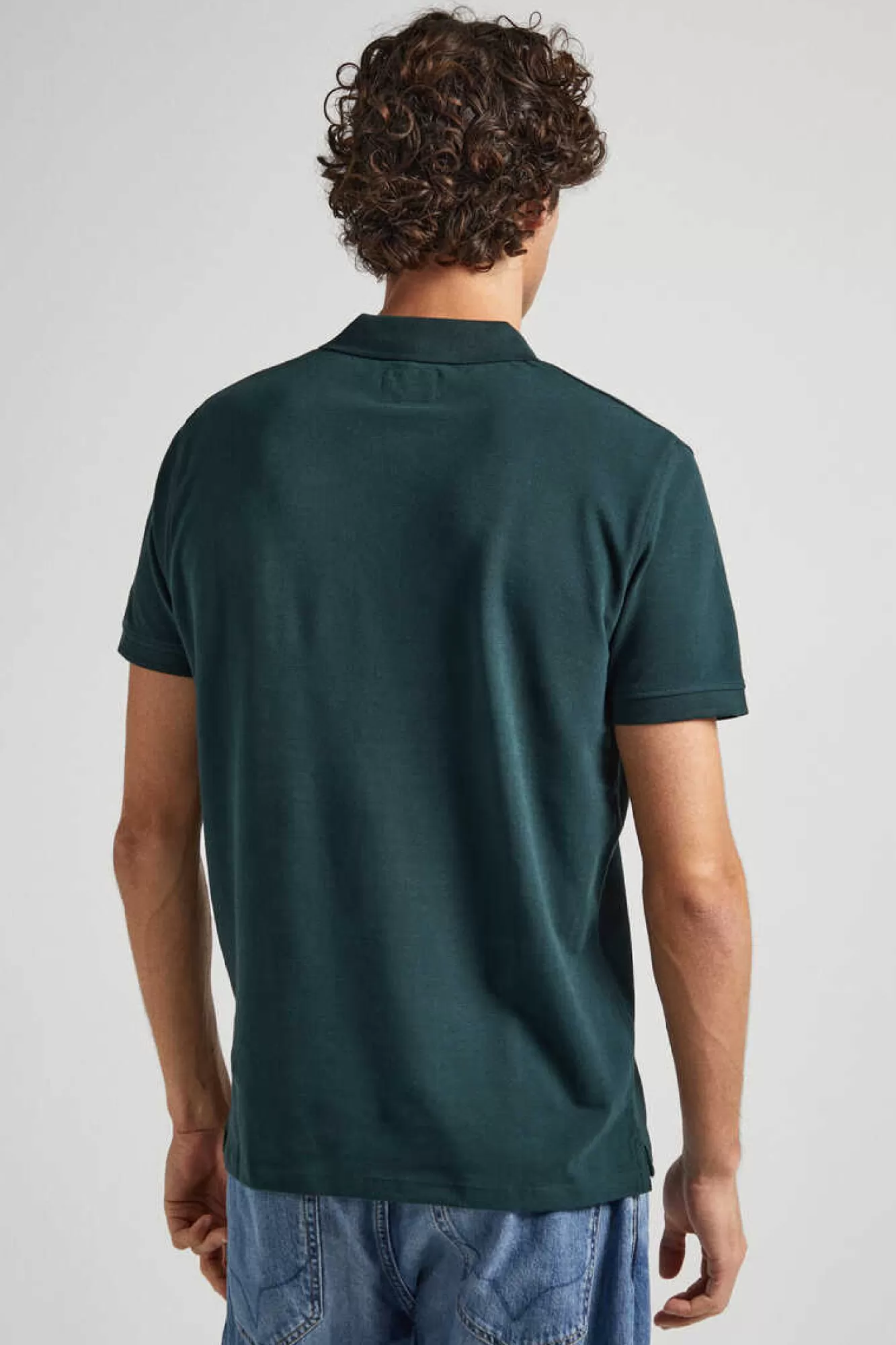 Pepe Jeans Polo Pique Logo Bandeira Bordado