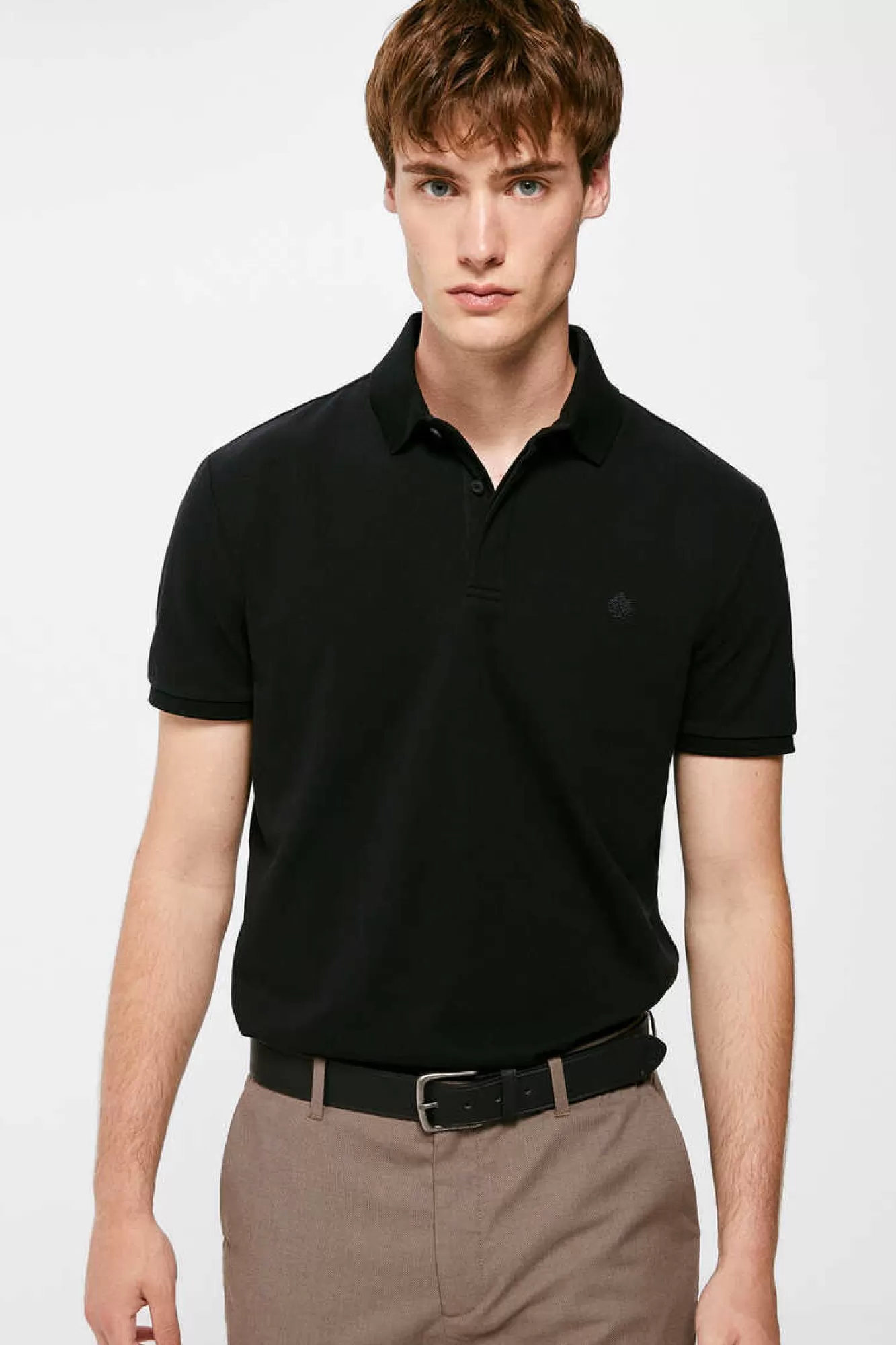 * Polo Pique Slim Carcela Oculta