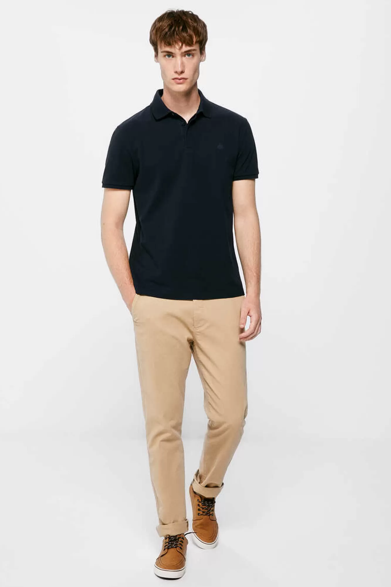 * Polo Pique Slim Carcela Oculta