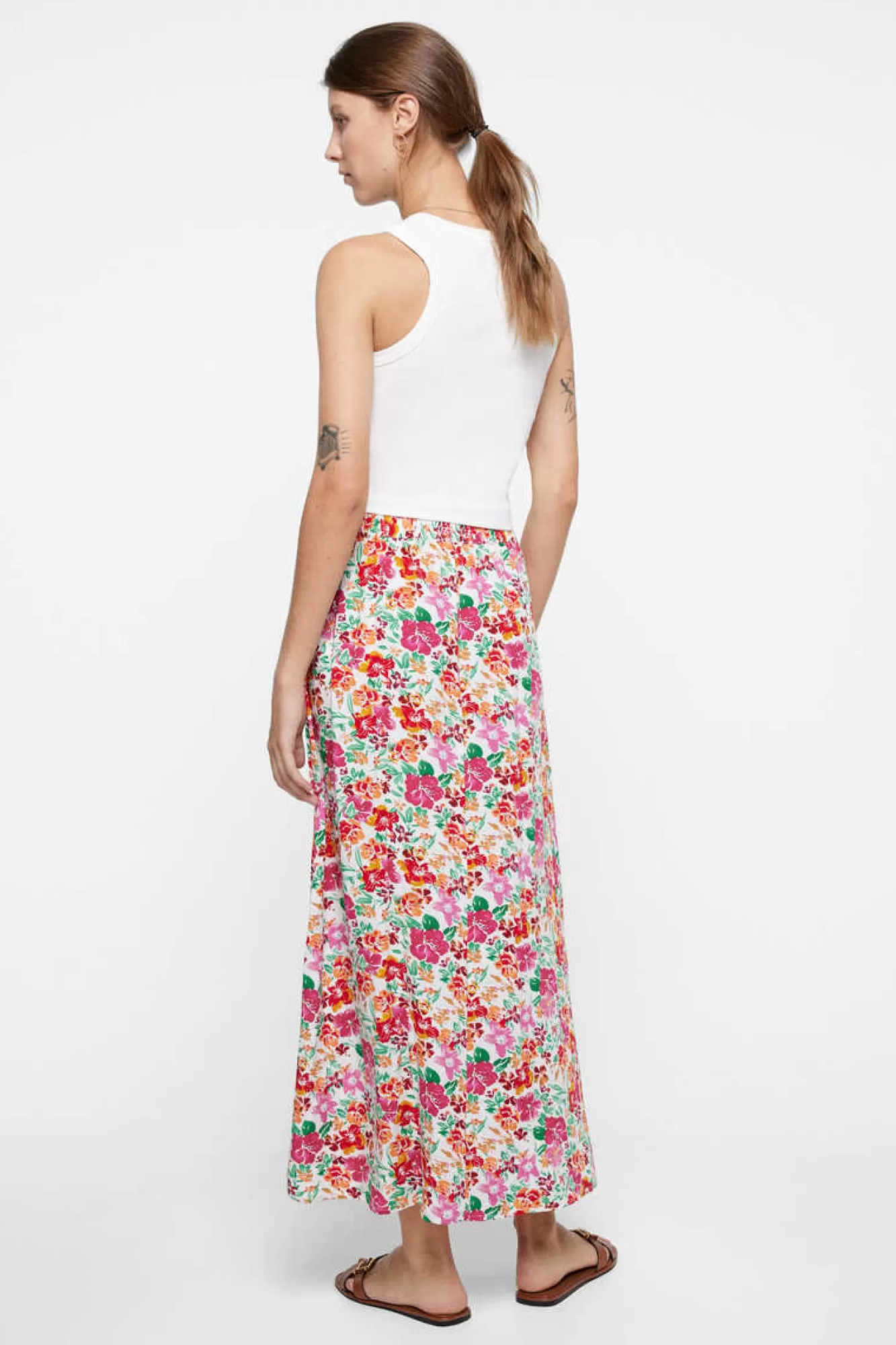 JDY Saia Comprida Estampada