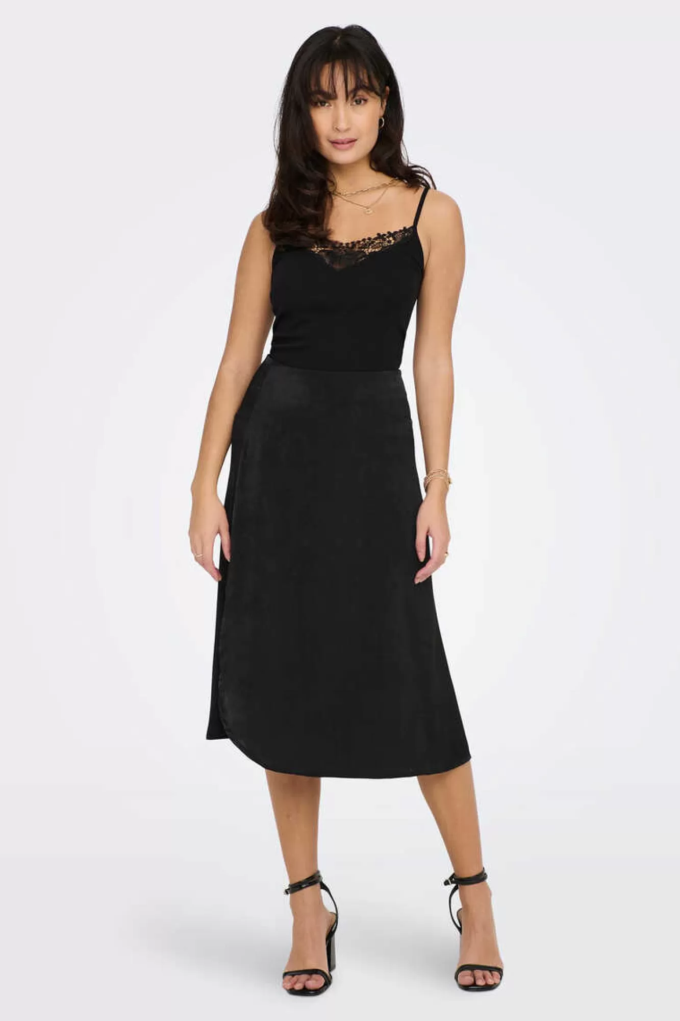 Only Saia Midi Acetinada