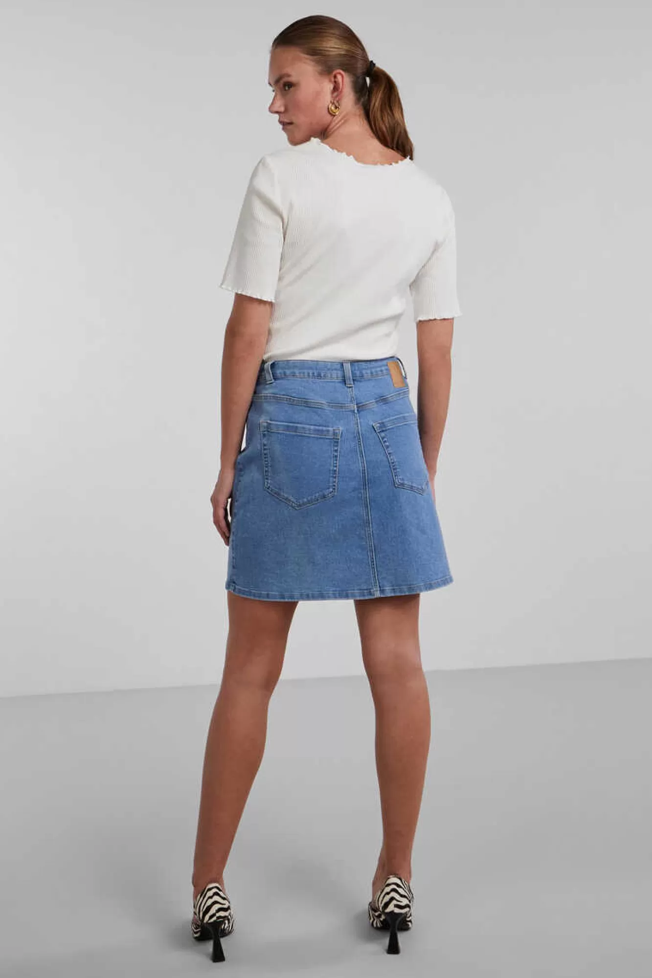 Pieces Saia Midi Denim.