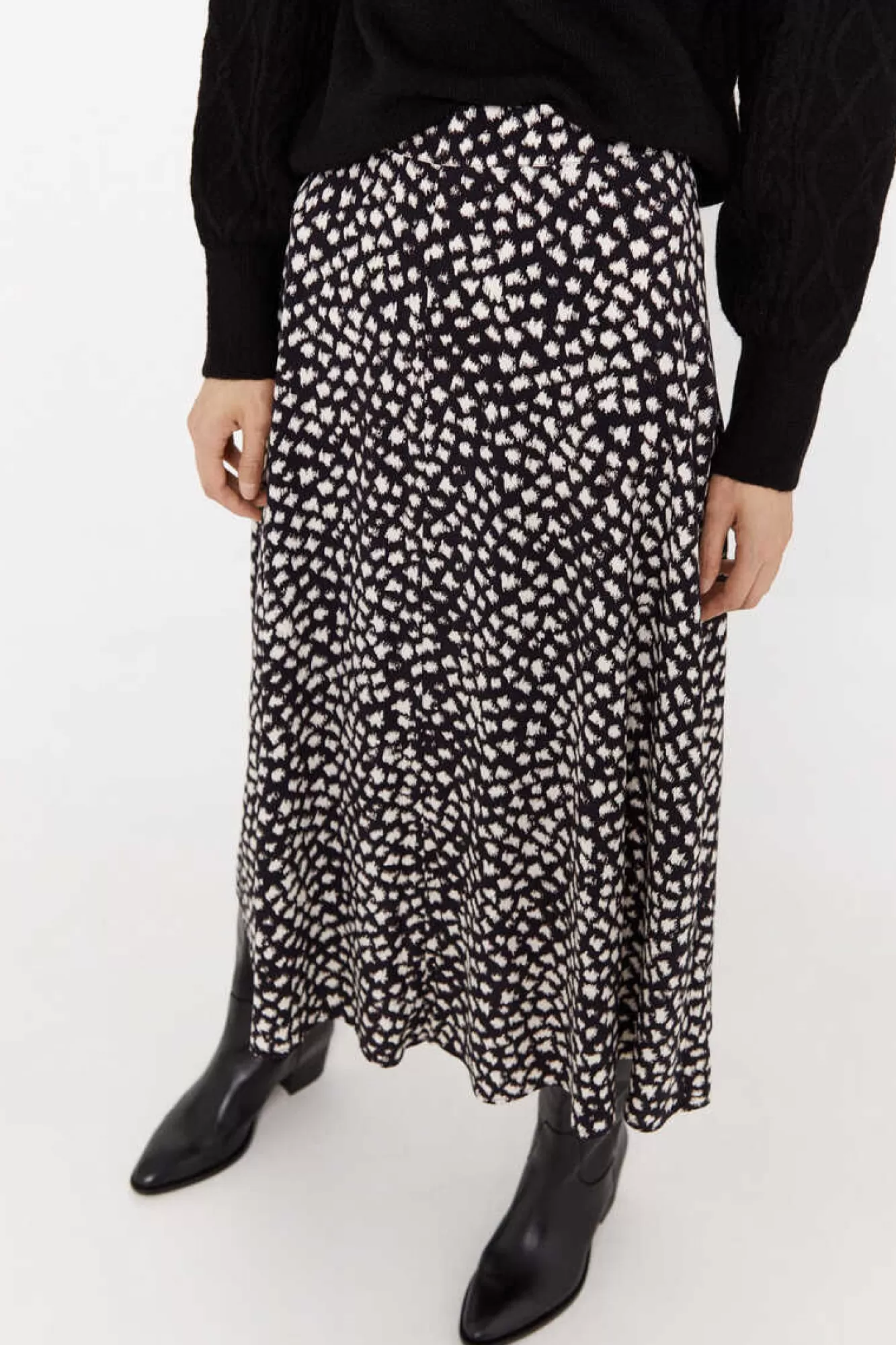 Cortefiel Saia Midi Estampada