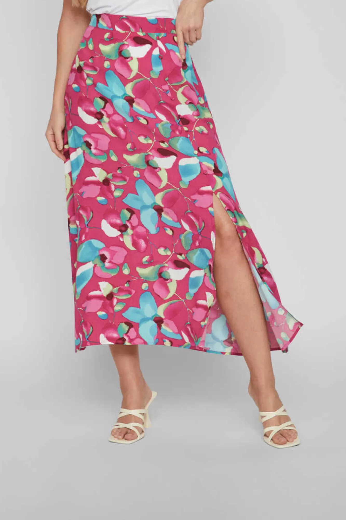 Vila Saia Midi Estampada