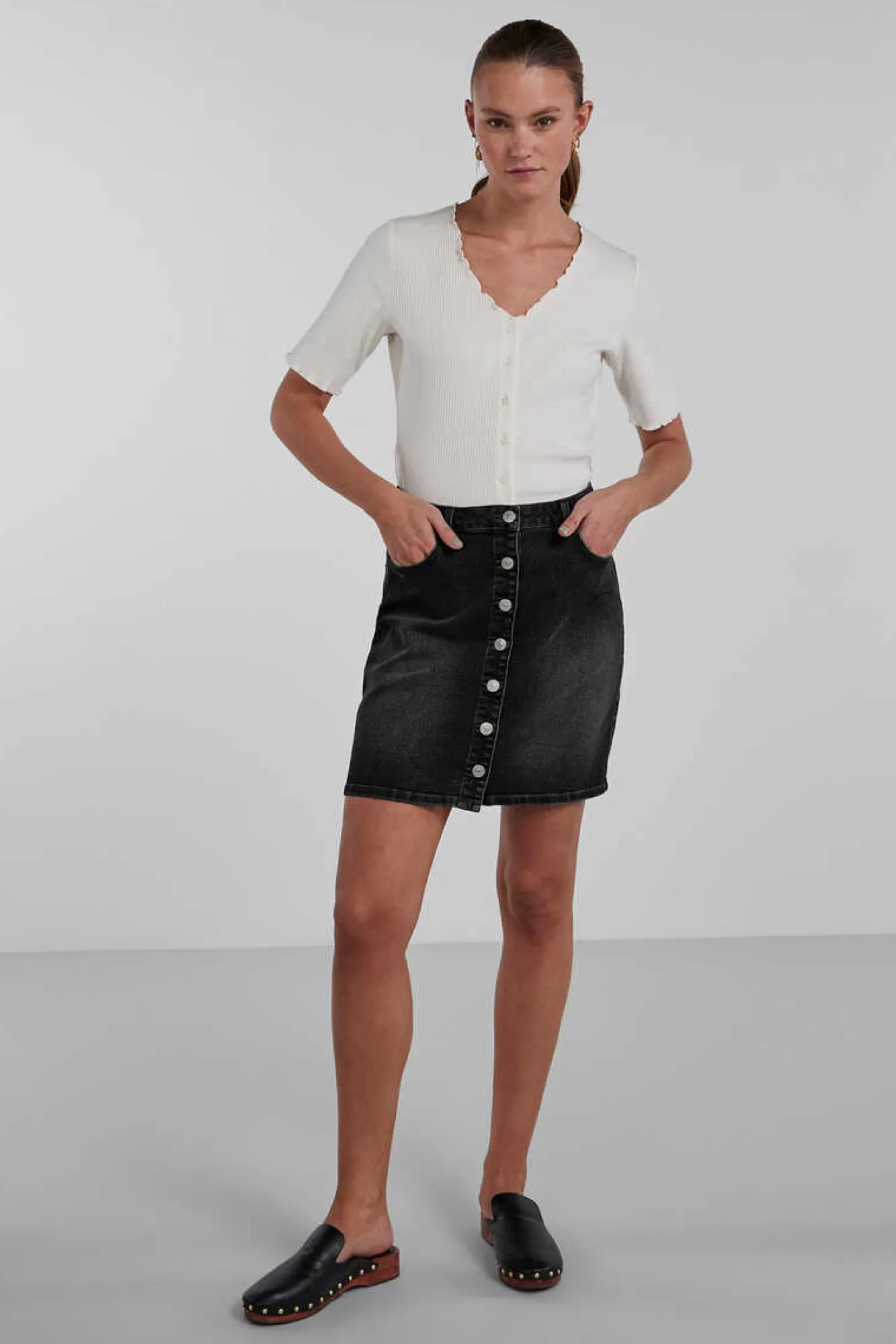 Pieces Saia Mini Denim
