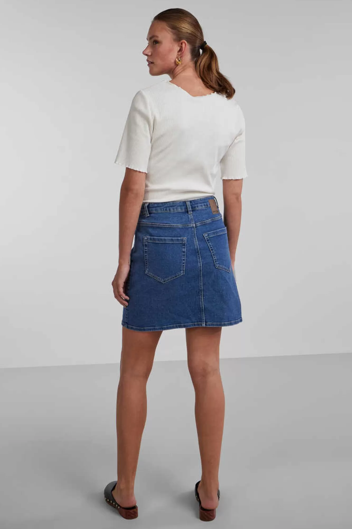 Pieces Saia Mini Denim