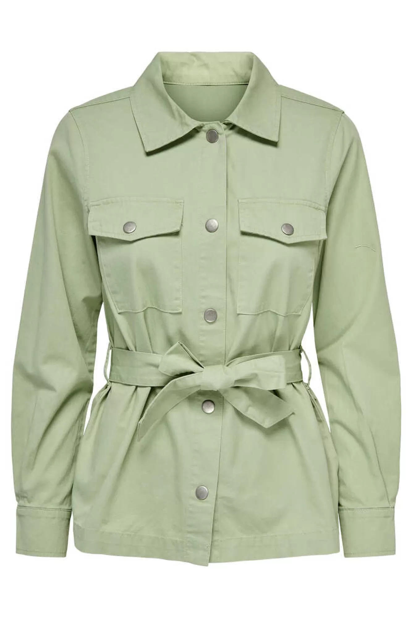 Only Sobrecamisa De Popelina Cinto.