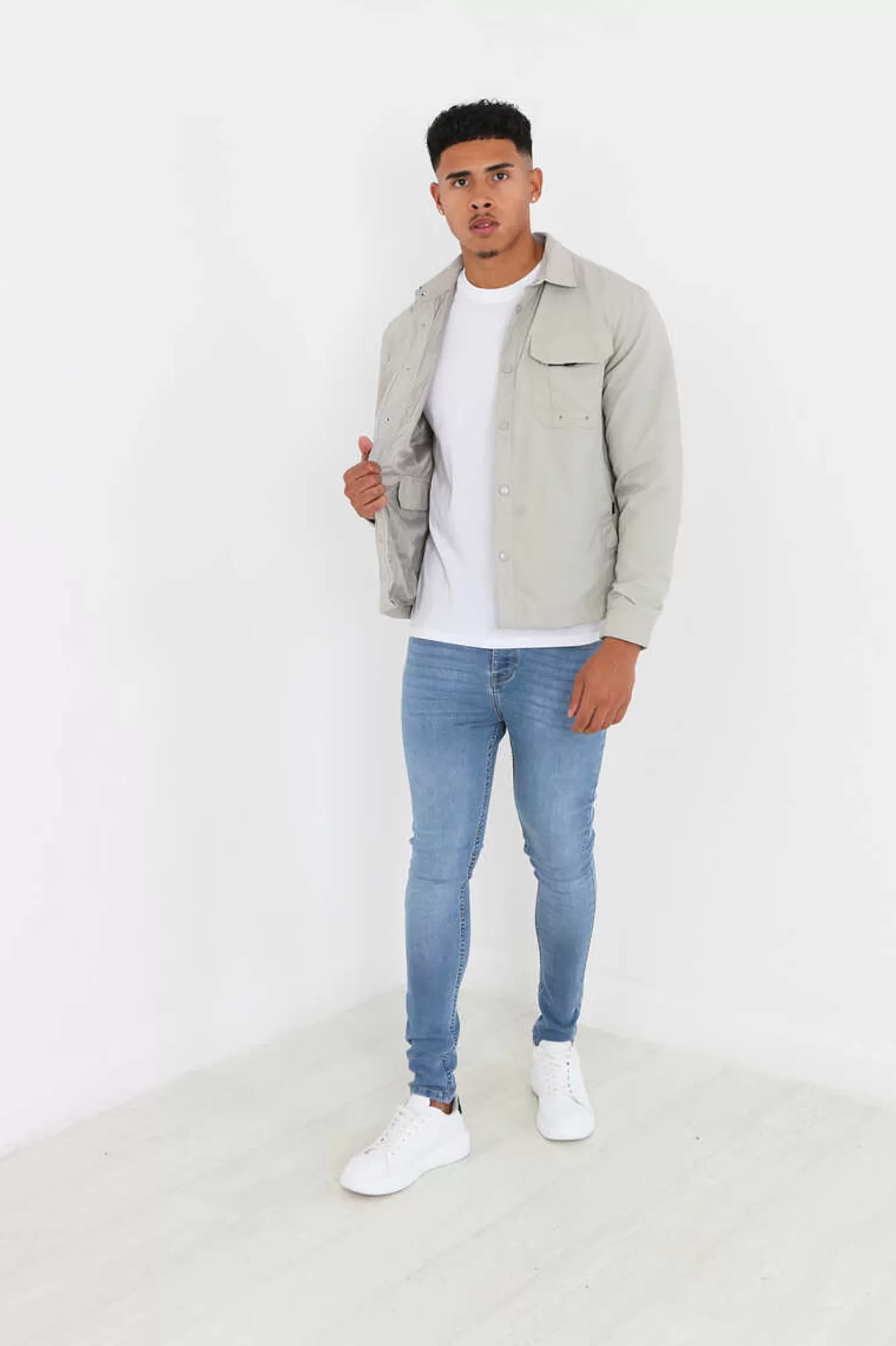 Brave Soul Sobrecamisa Regular Fecho-Eclair