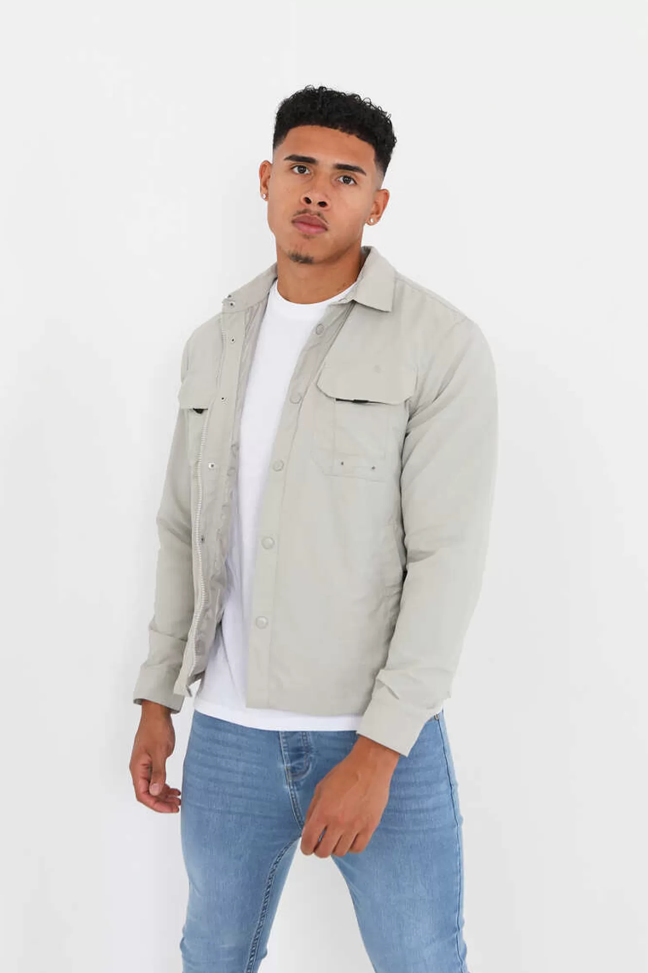 Brave Soul Sobrecamisa Regular Fecho-Eclair