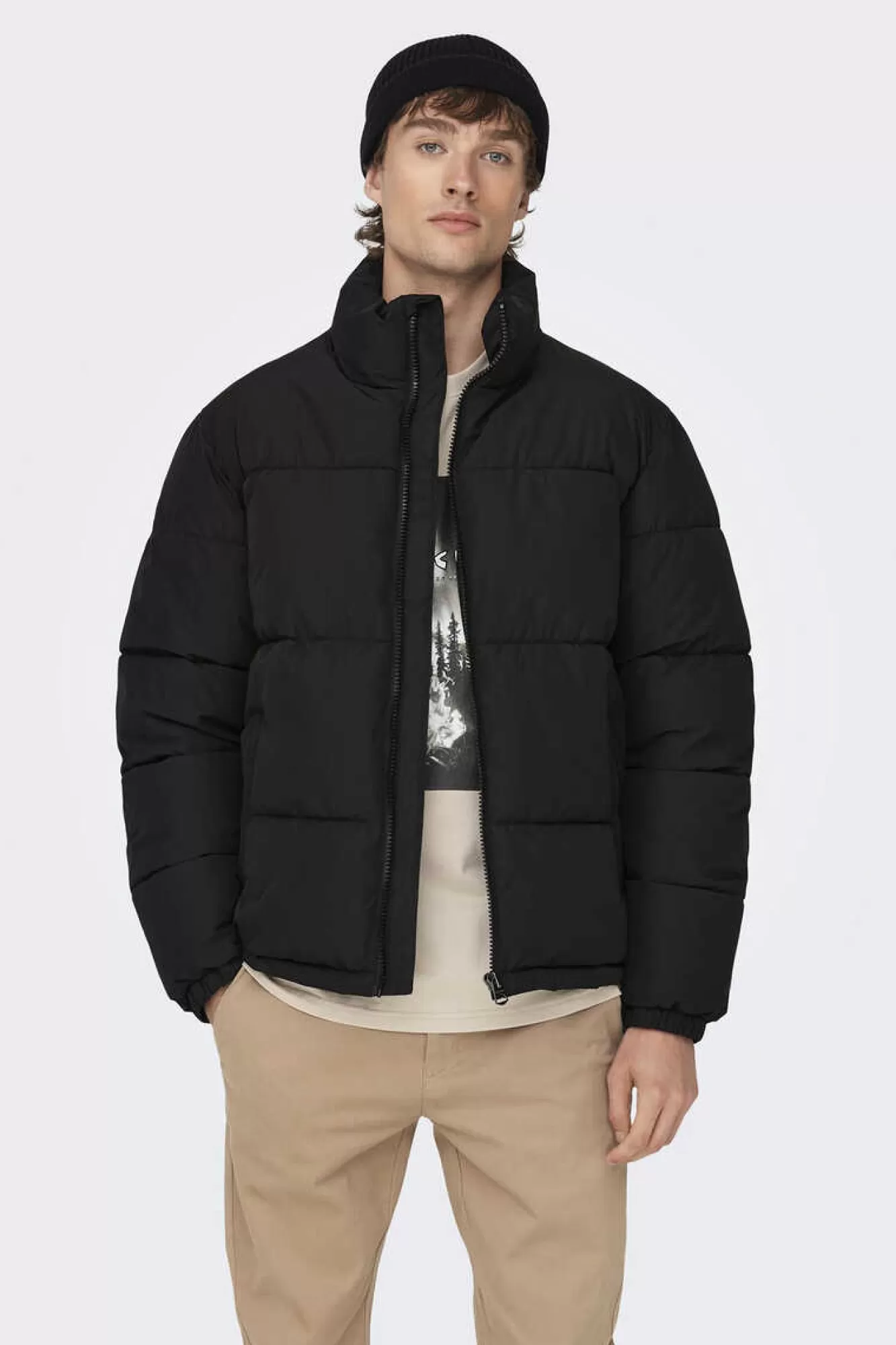 Only & Sons Sobretudo Acolchoado