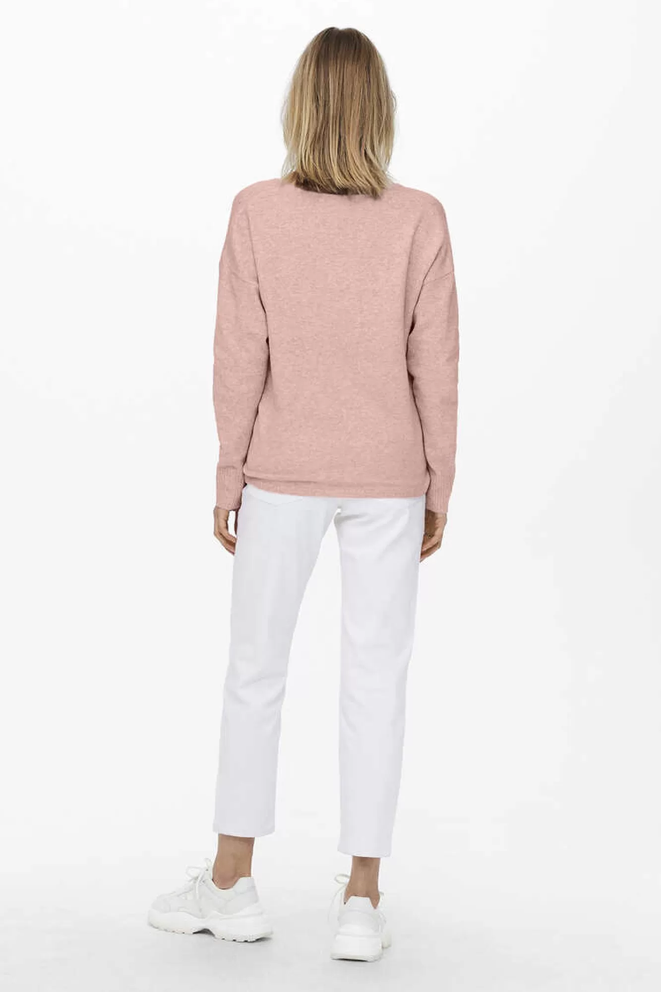 Only Sweater De Bico Manga Comprida