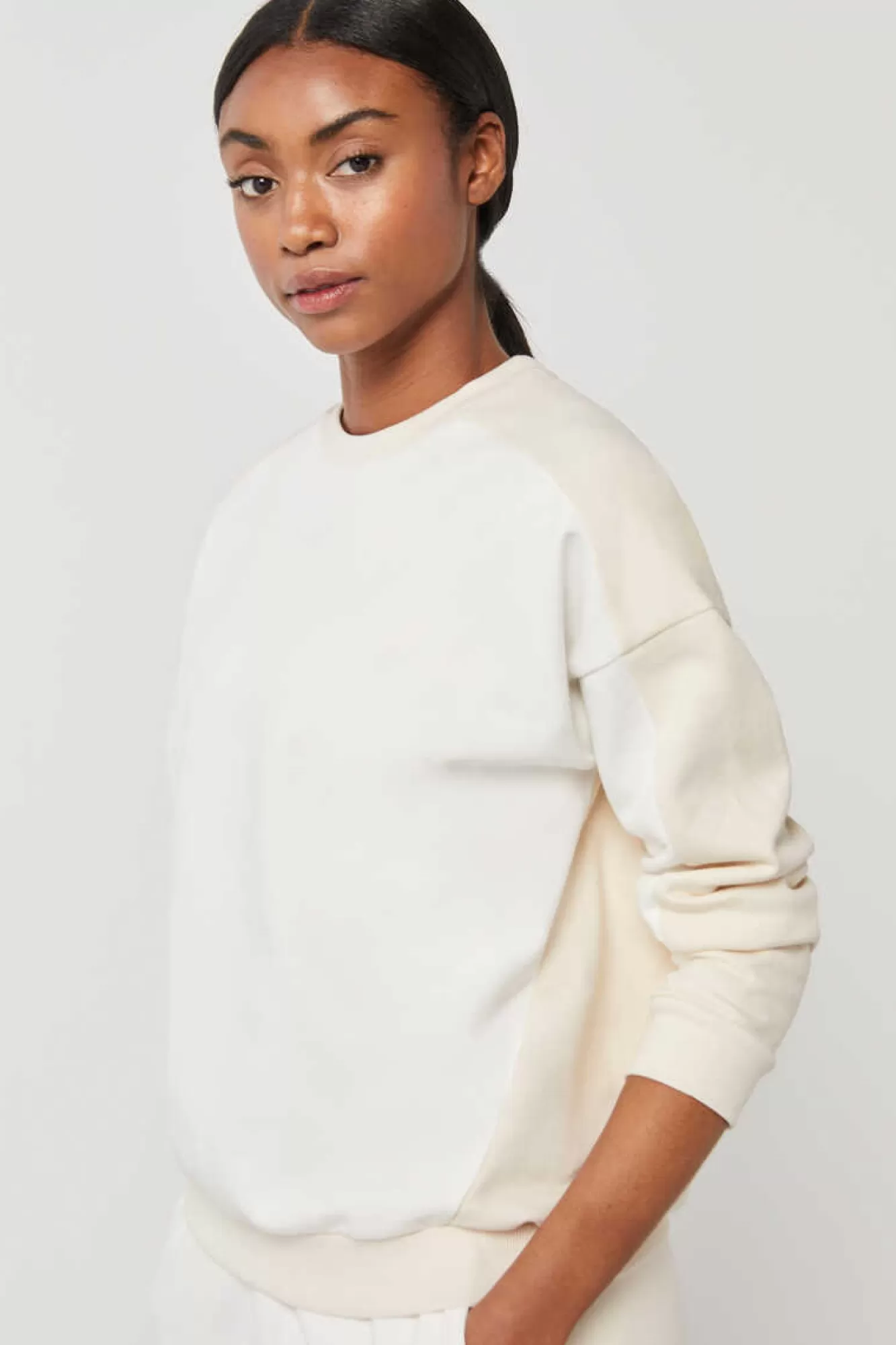 Dash and Stars Sweatshirt Algodao Bicolor