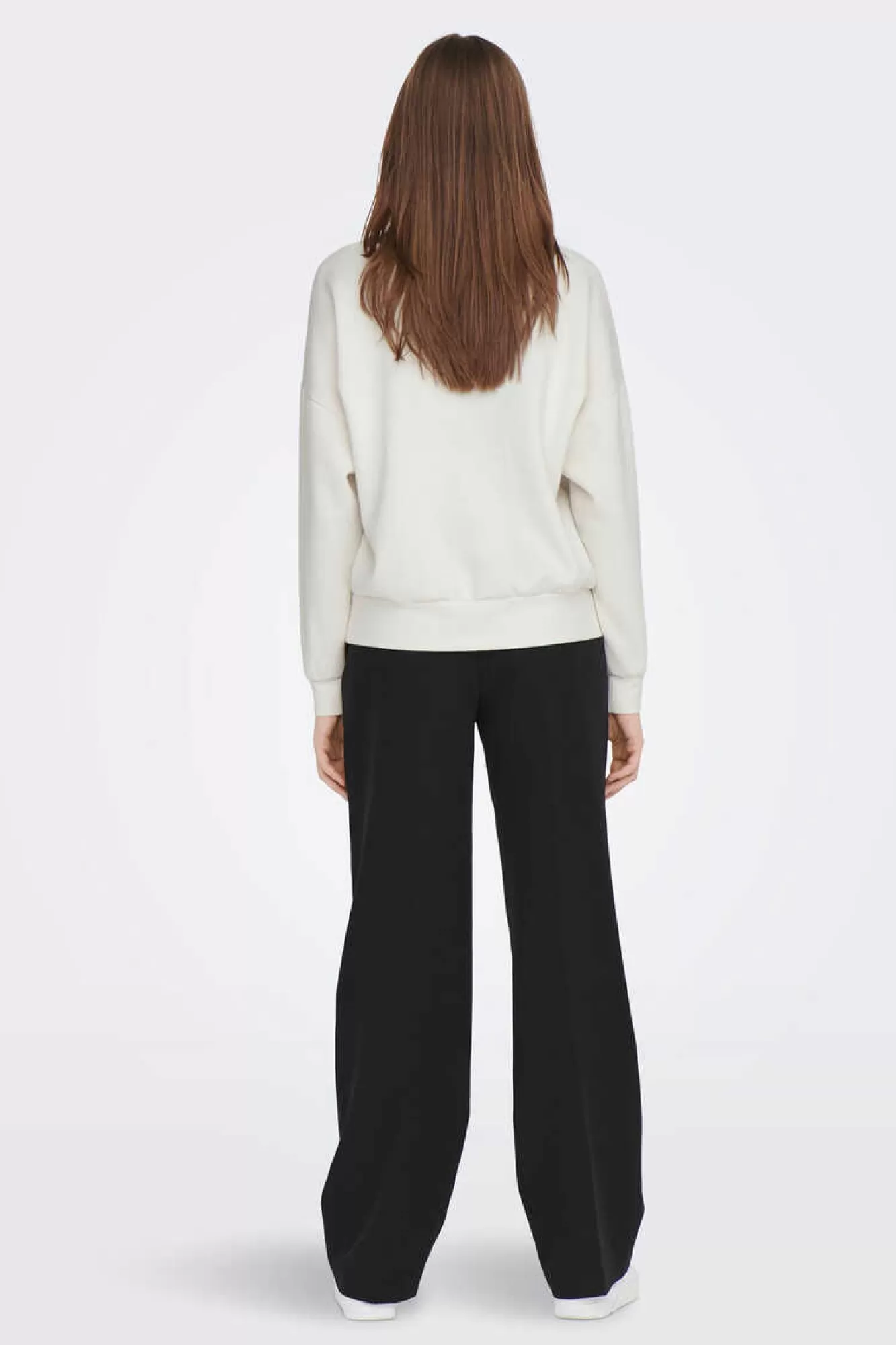 Only Sweatshirt Algodao Mensagem Bordada