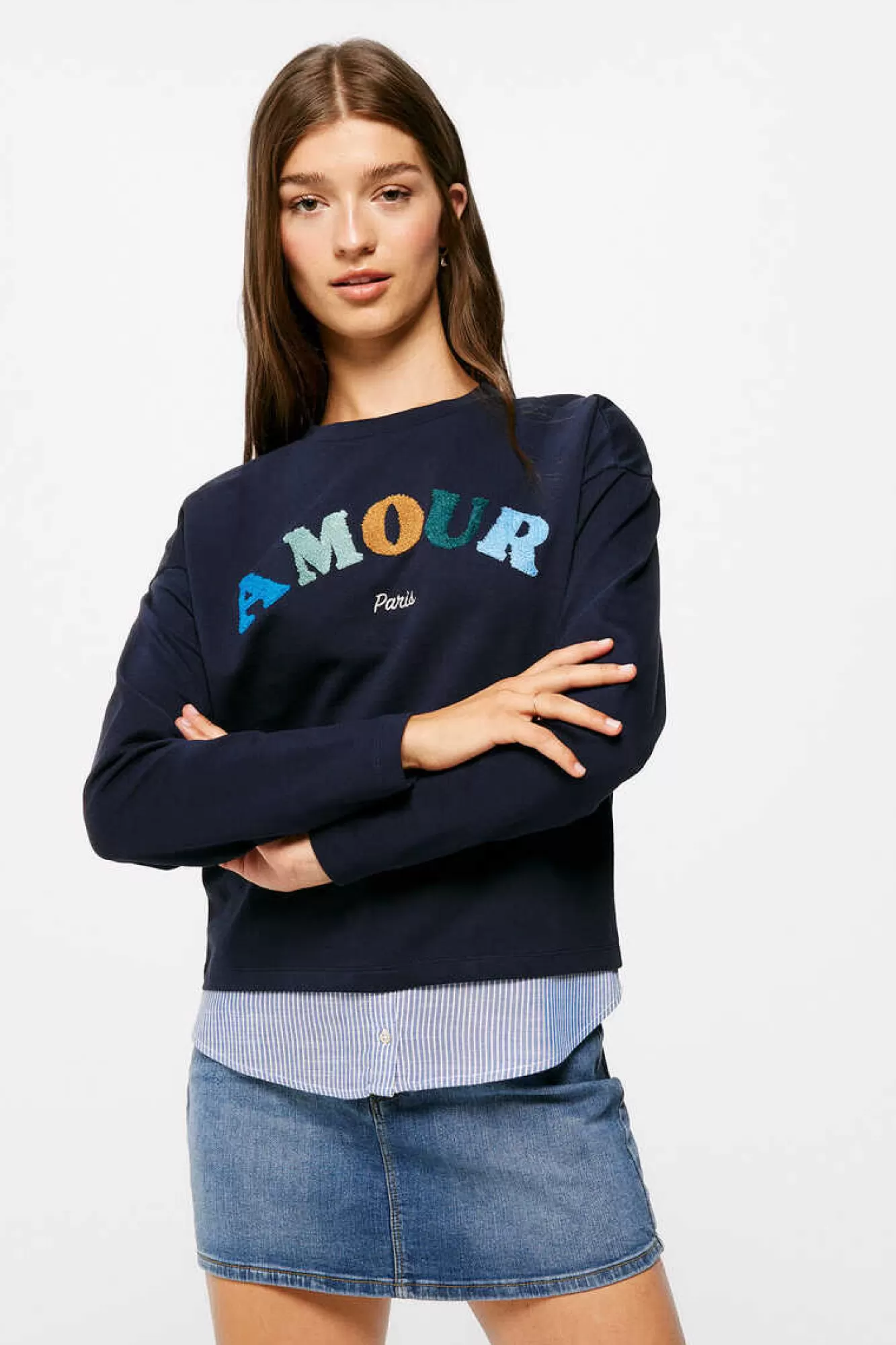 * Sweatshirt "Amour" Bimateria