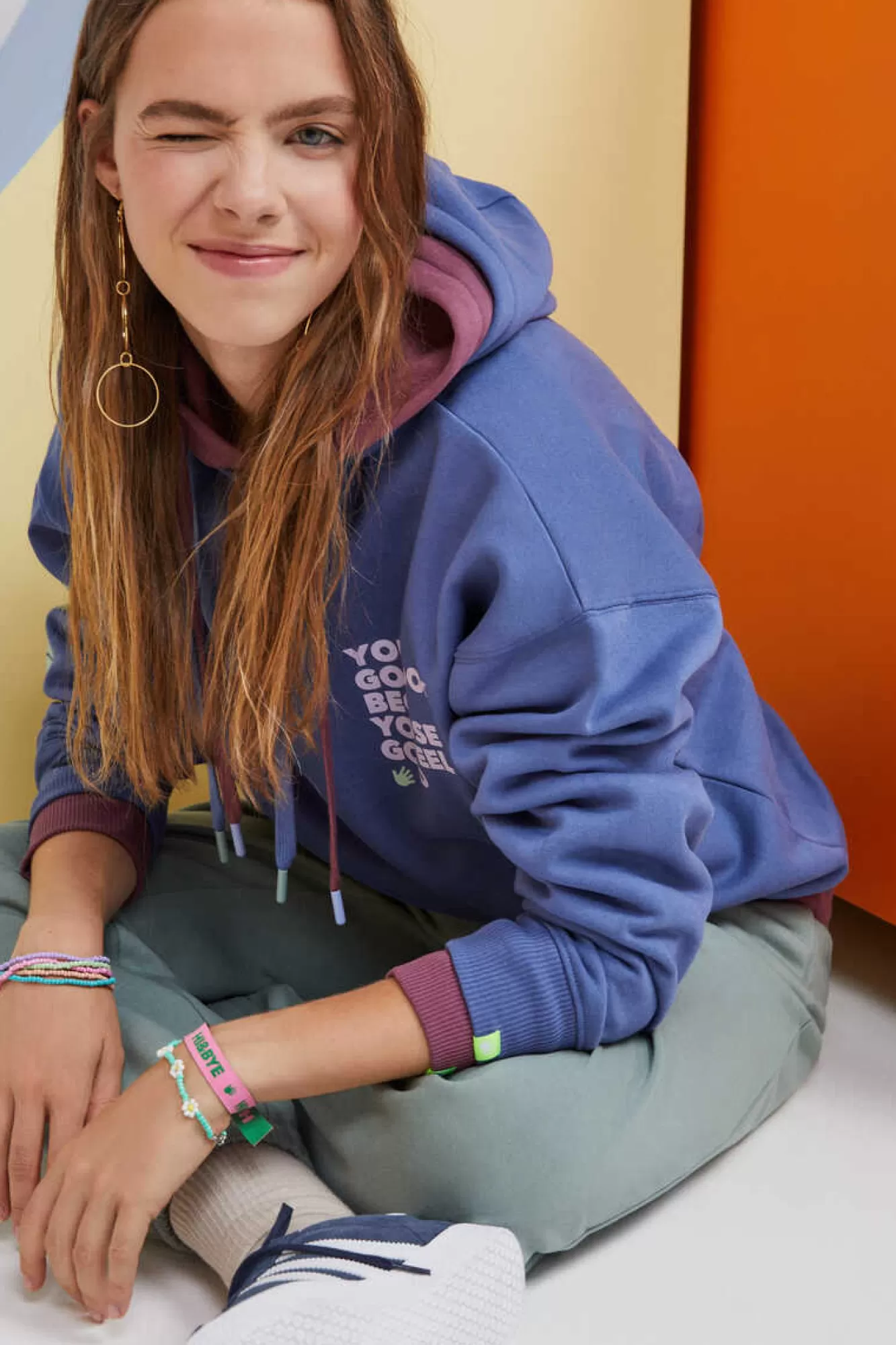 HI&BYE Sweatshirt Capuz Felpa Logo